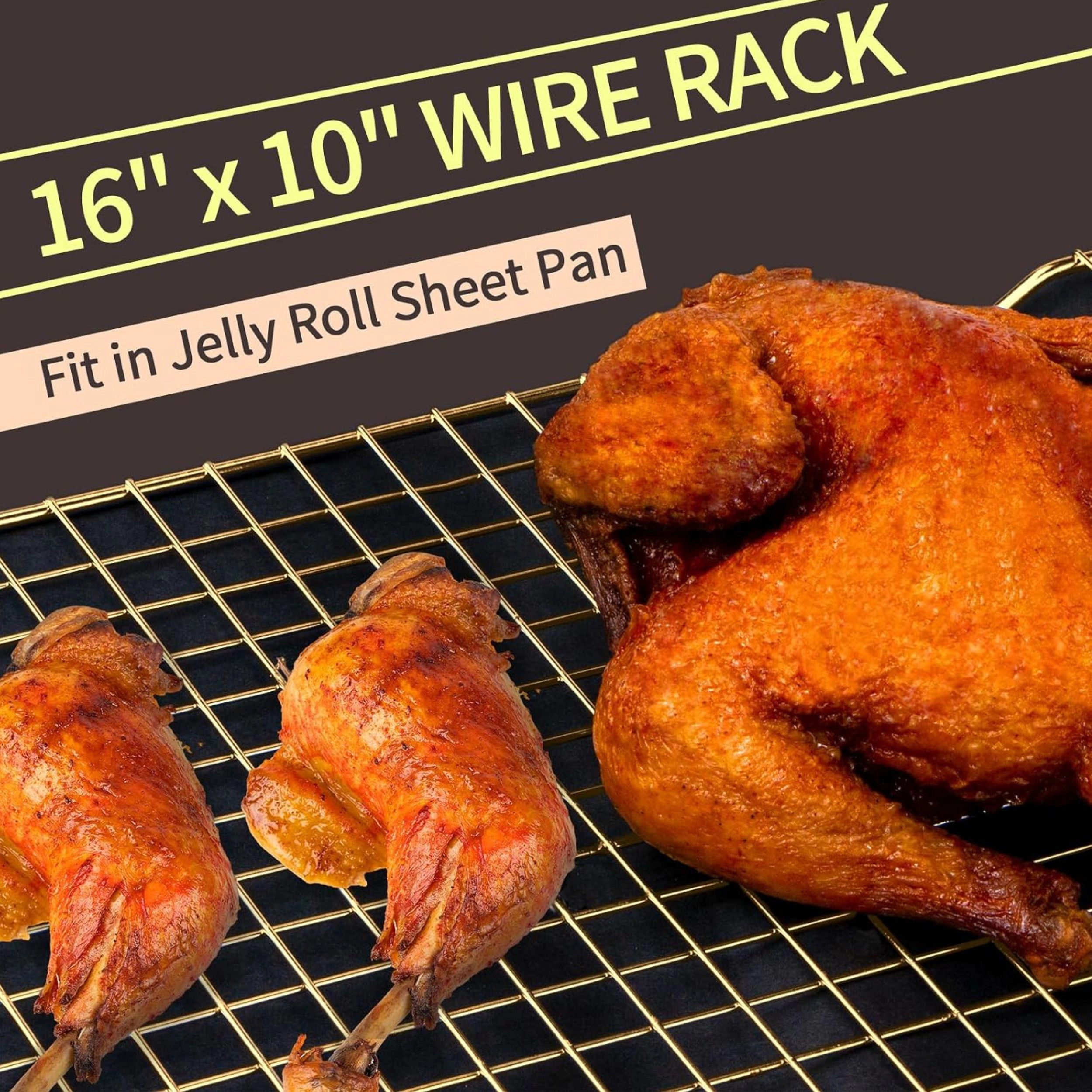 Stock Preferred Cooling Rack for Baking 16x10Inch Stainless Steel Wire