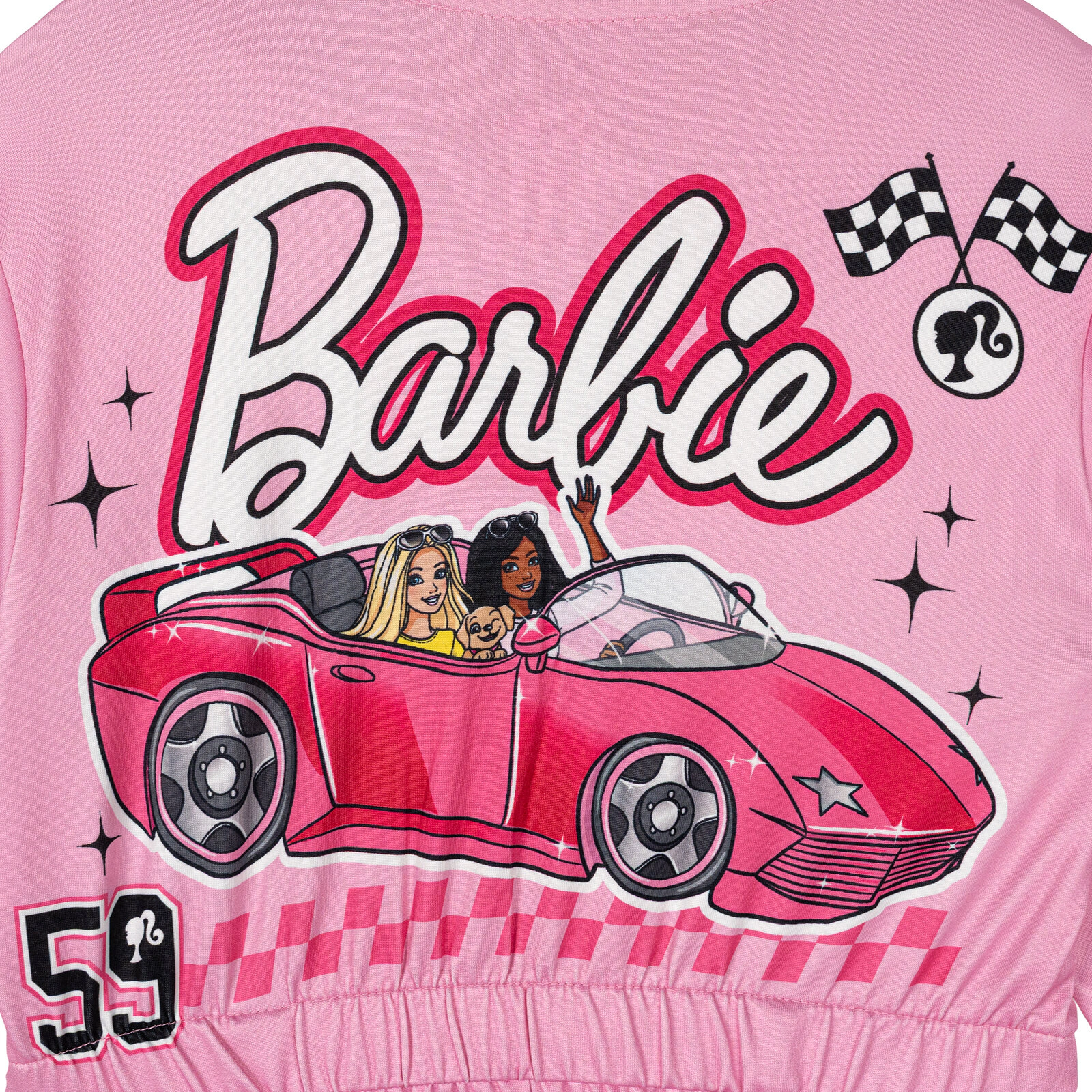 Barbie Girls' Racing Athletic One Piece