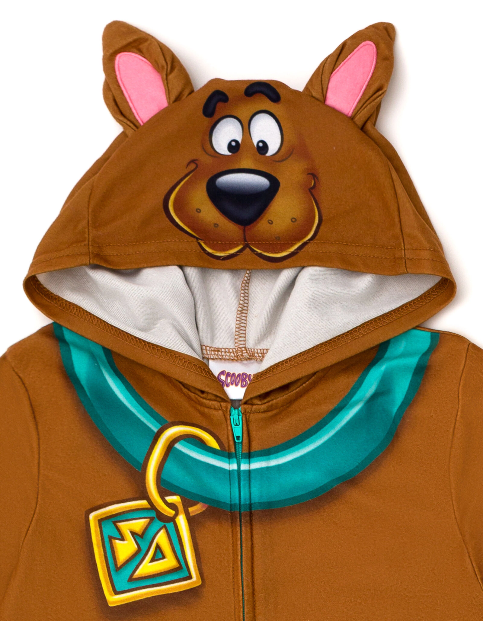 Scooby-Doo Cosplay Fleece Hooded One Piece Pajama