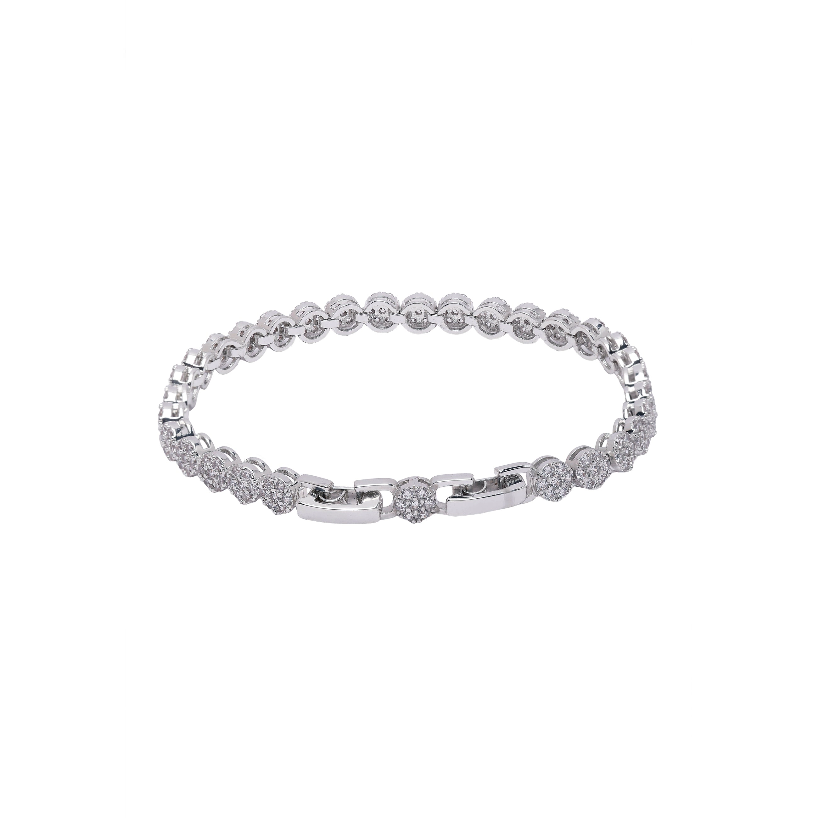 AGP PARIS Womens Diva Bezel Set Bracelet