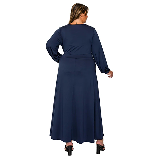 L I V D Women's Plus Size Sophia Surplice Dress