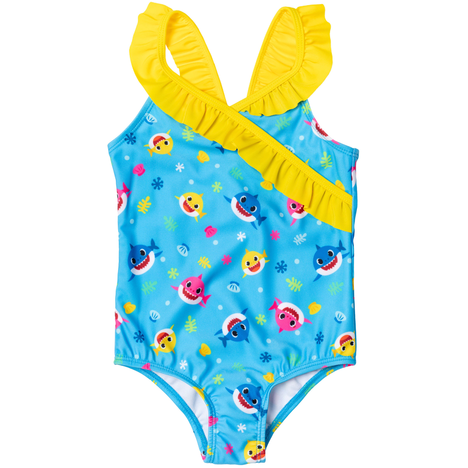 Baby Shark Girls' One Piece Bathing Suit