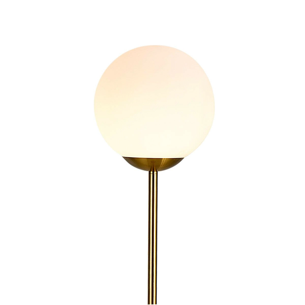 SlickBlue Modern Globe Floor Lamp, 67-Inch, E26 LED Bulb