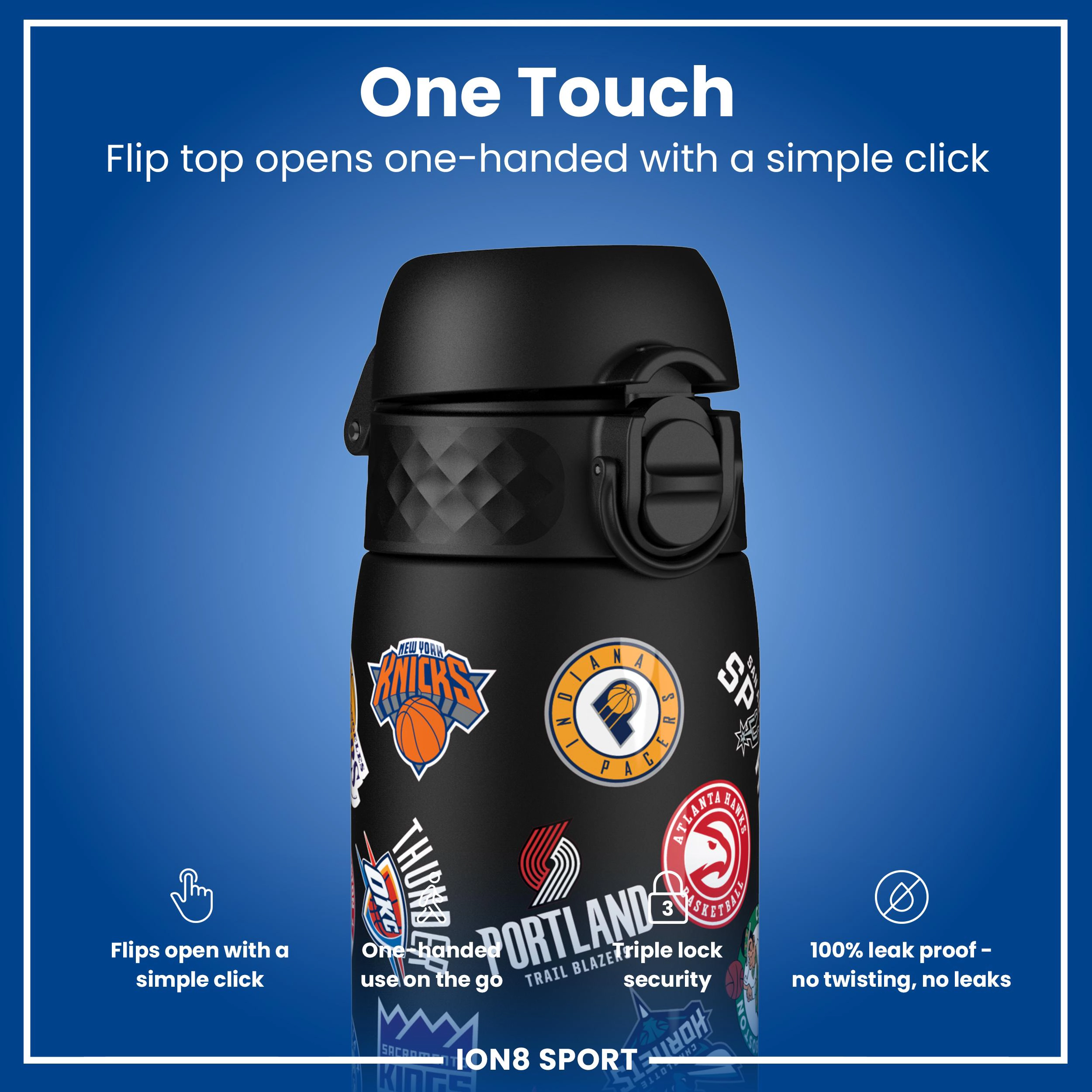 Ion8 NBA 18 oz Recyclon Multi Team Water Bottle
