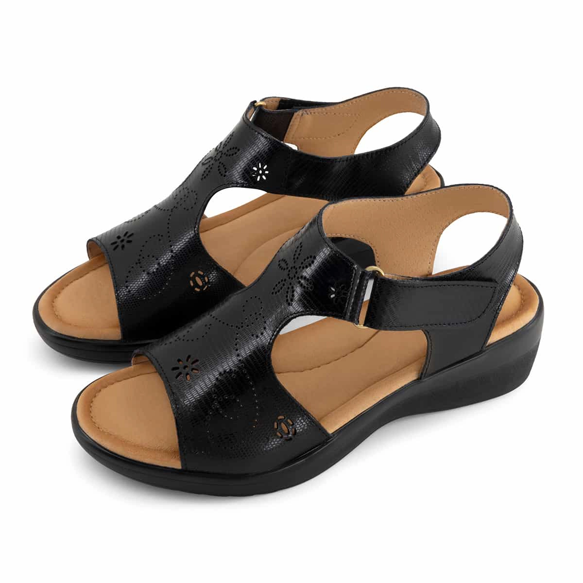 Andrea Womens T-Bar Leather