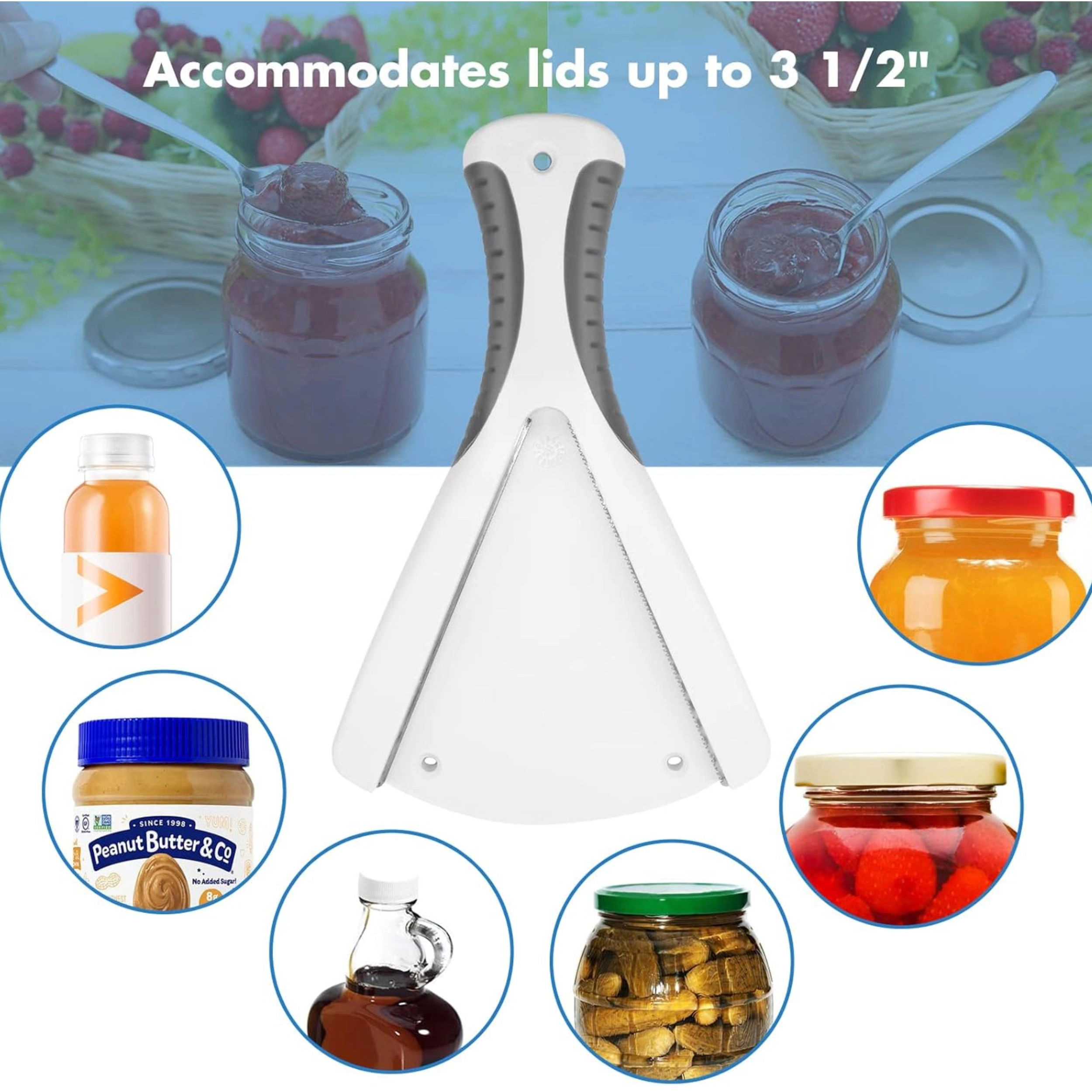 Stock Preferred Effortless Jar Opener for Any Size Lid Easy Grip Kitchen Lid Opener