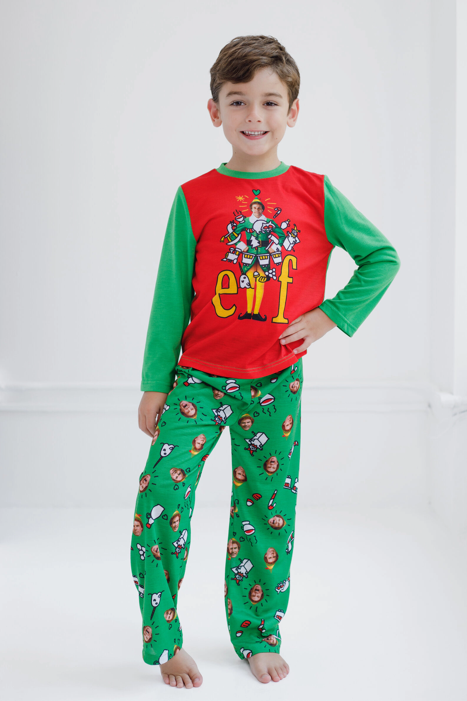 Elf 2-Piece Pajama Shirt and Pants Set