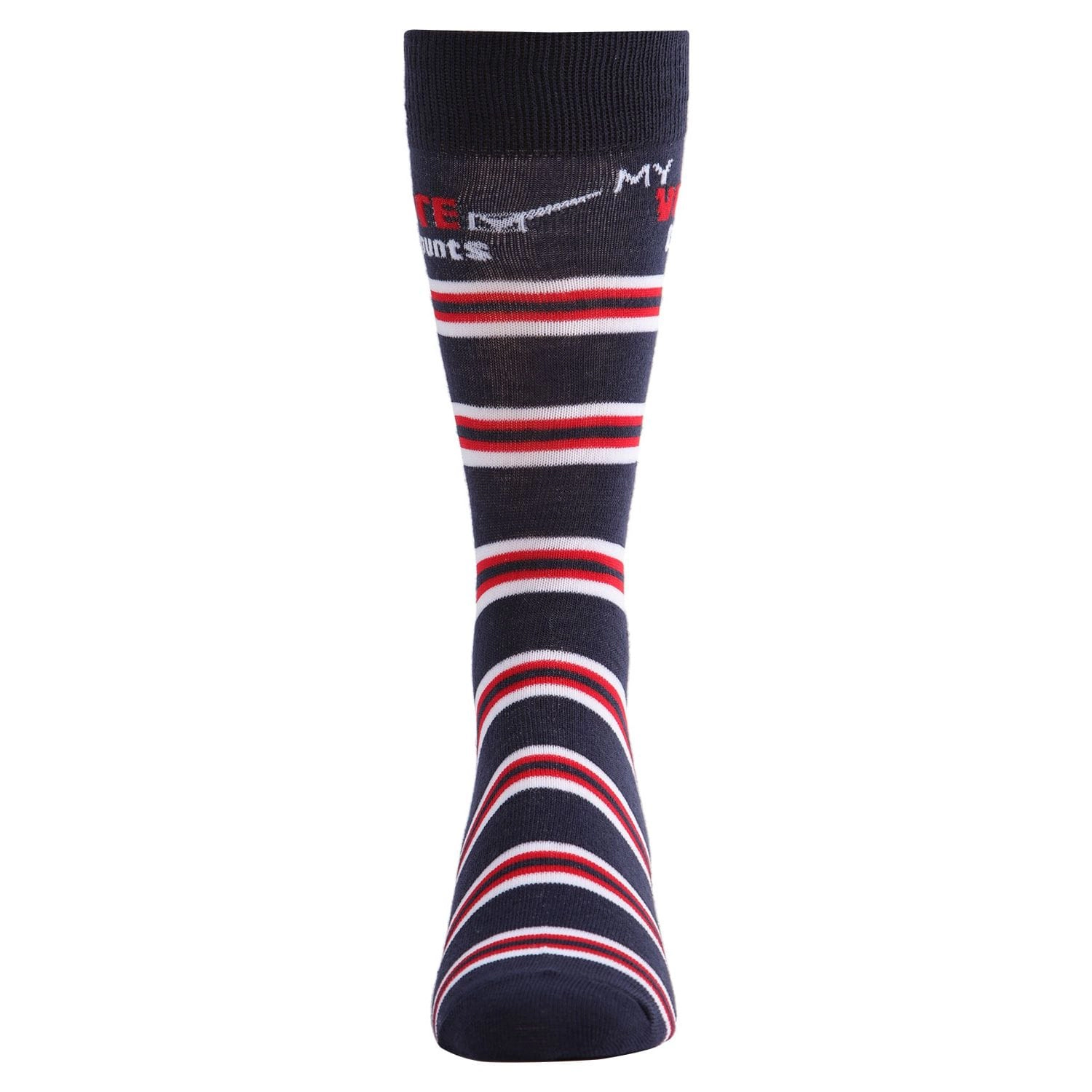MeMoi Unisex "My Vote Counts" Novelty Crew Socks