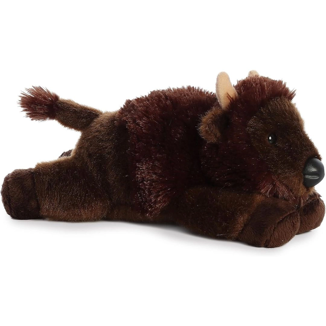 Aurora Mini Flopsie Plains Buffalo Bison 8-Inch Stuffed Animal Plush