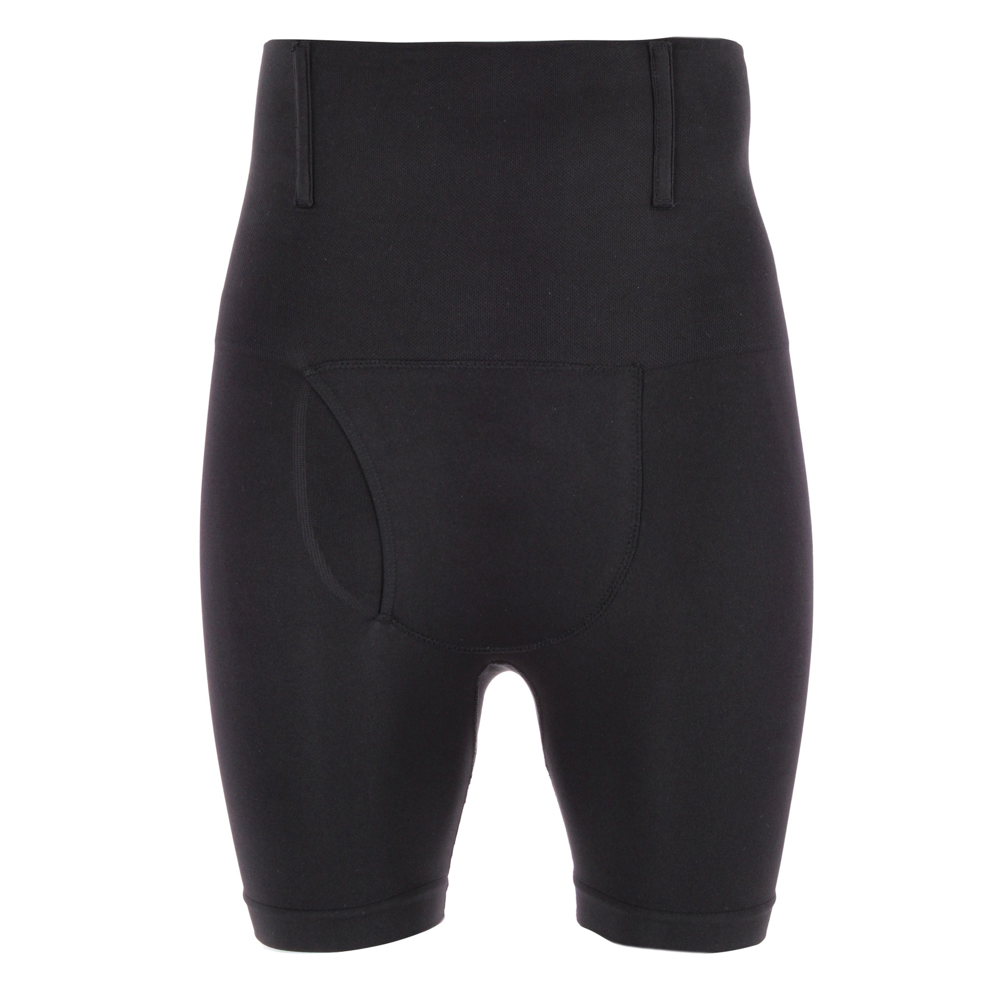 CTM Men's Slimming High-Waist Shapewear Shorts