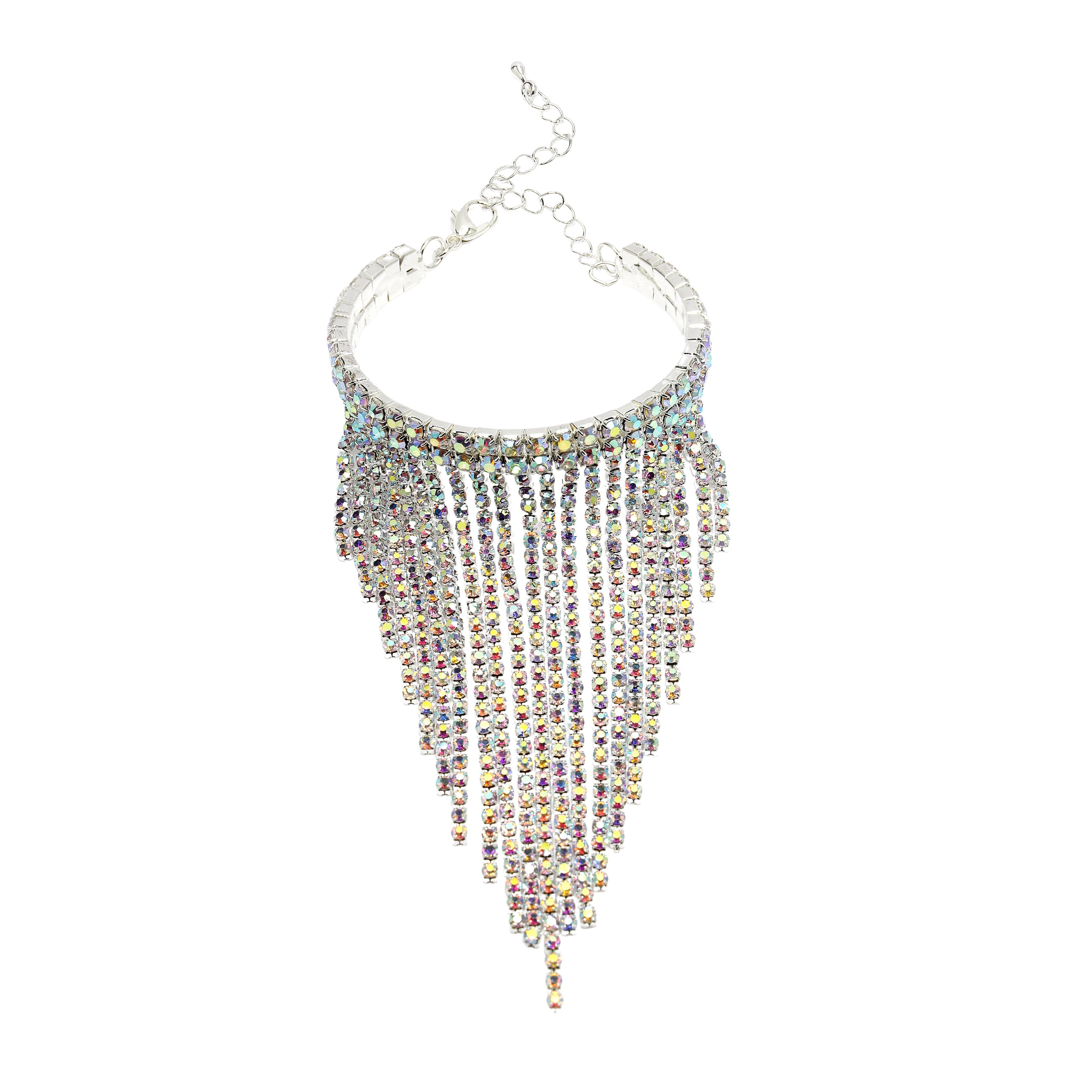 AGP PARIS Womens Diva Collection Gleaming Tassel Bracelet