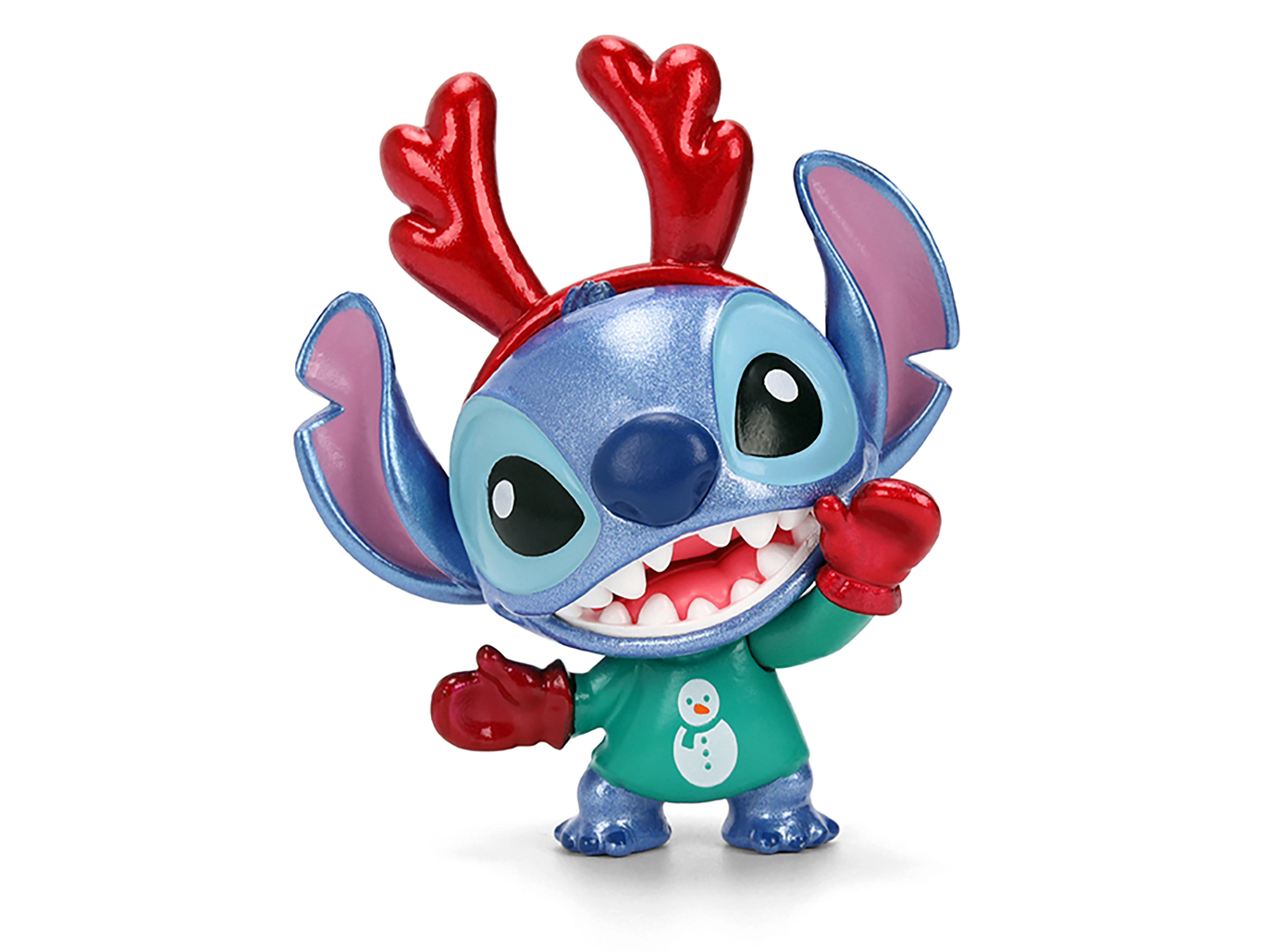Jada Set of 4 Diecast Figures "Disney's Stitch Christmas Edition" "Metalfigs" Series by Jada