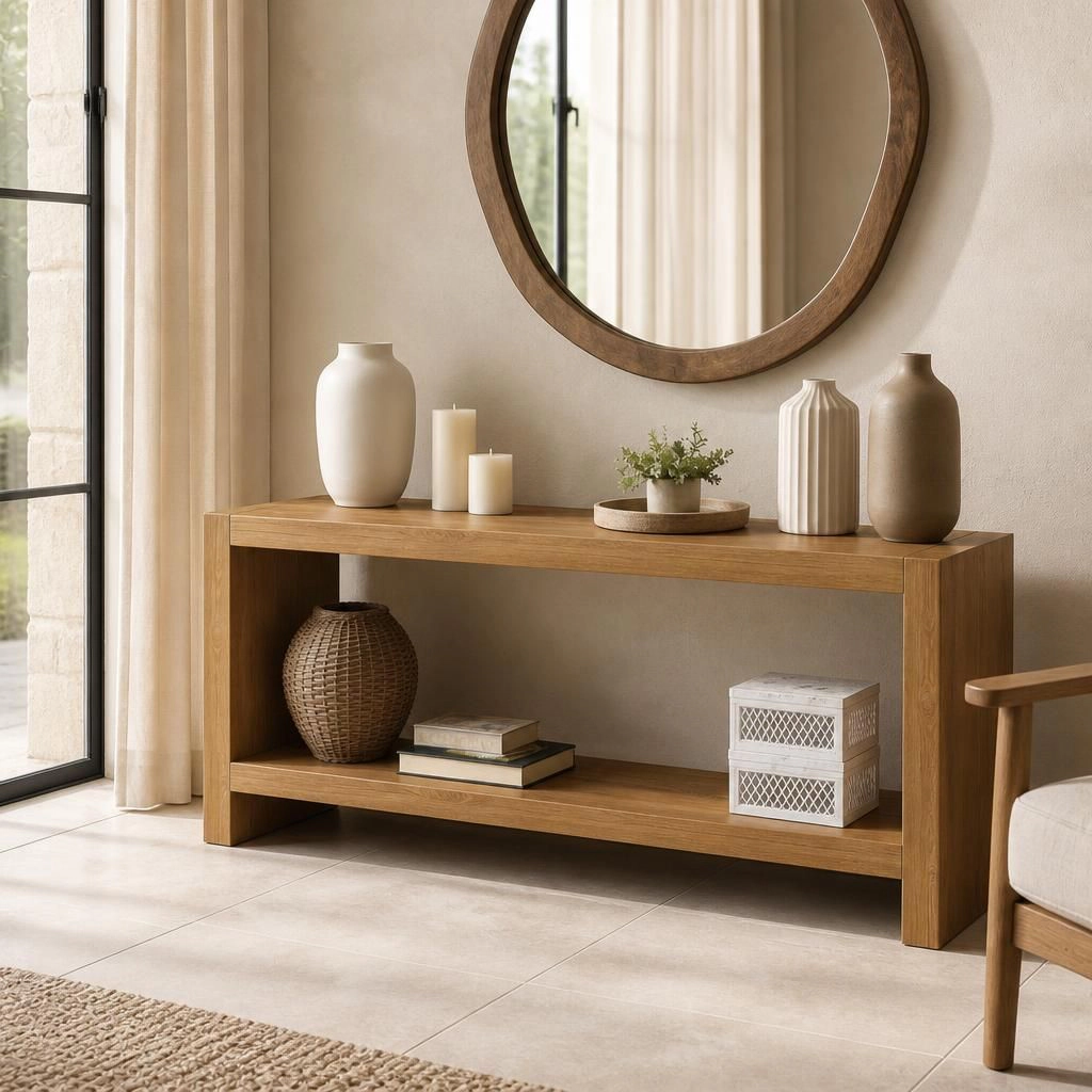 GOODSILO Long Narrow Console Table Narrow Sofa Table
