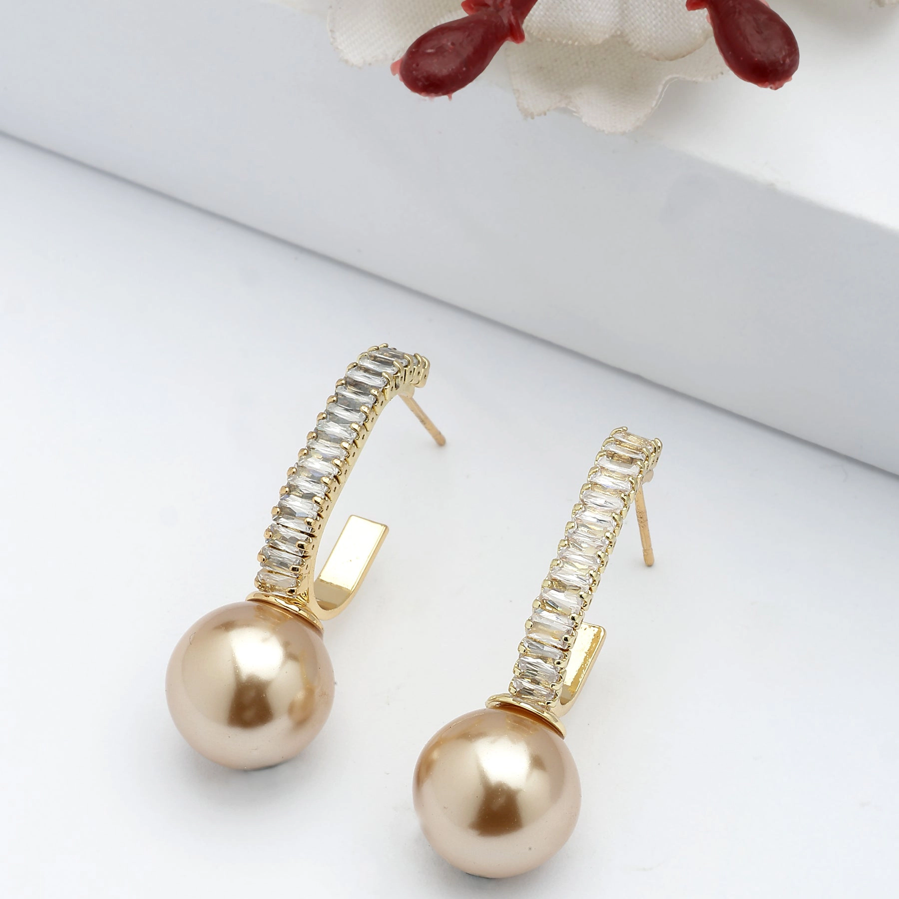 AGP PARIS Womens Whimsical Drop Earrings