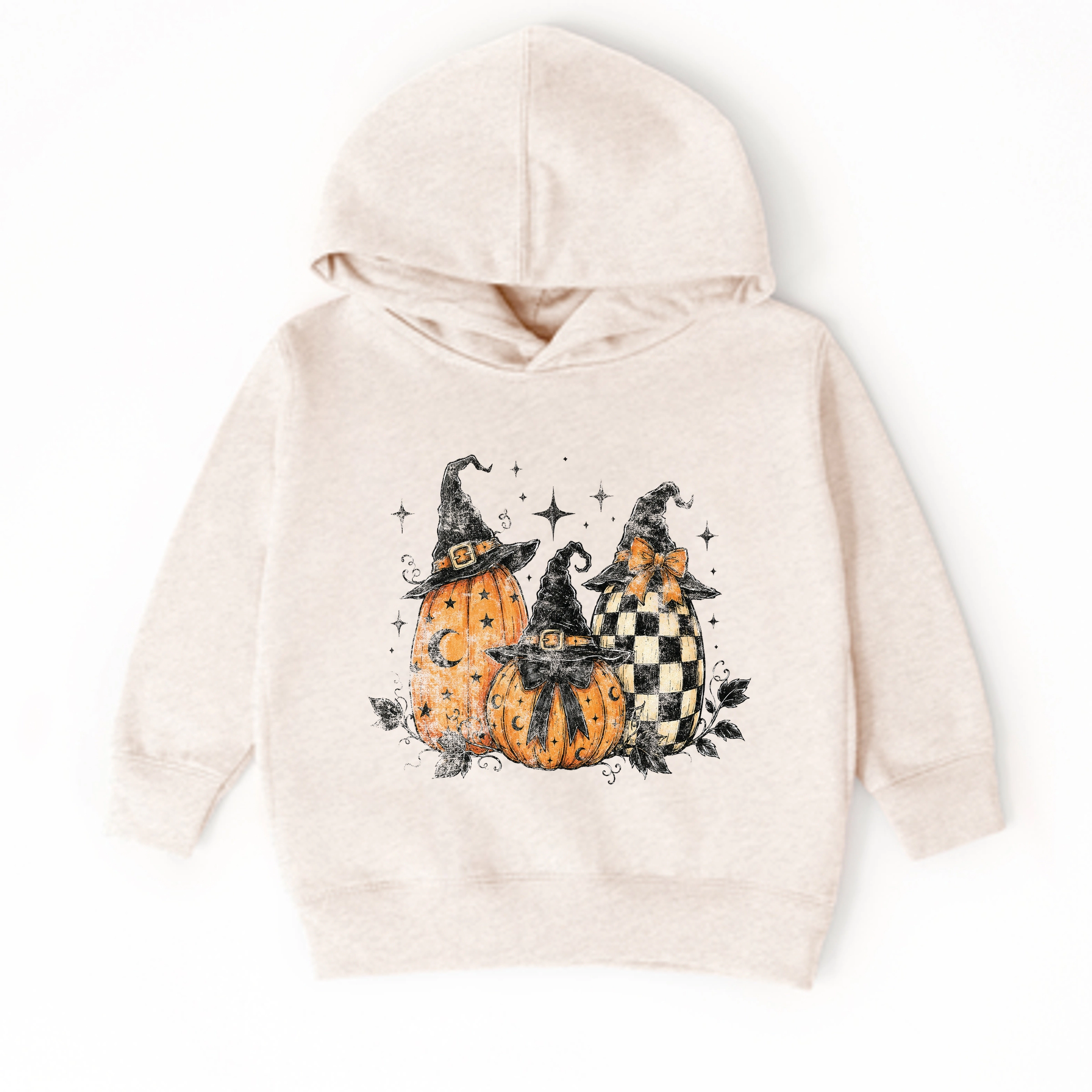 The Juniper Shop - Toddler Hoodie Witch Hat Pumpkins