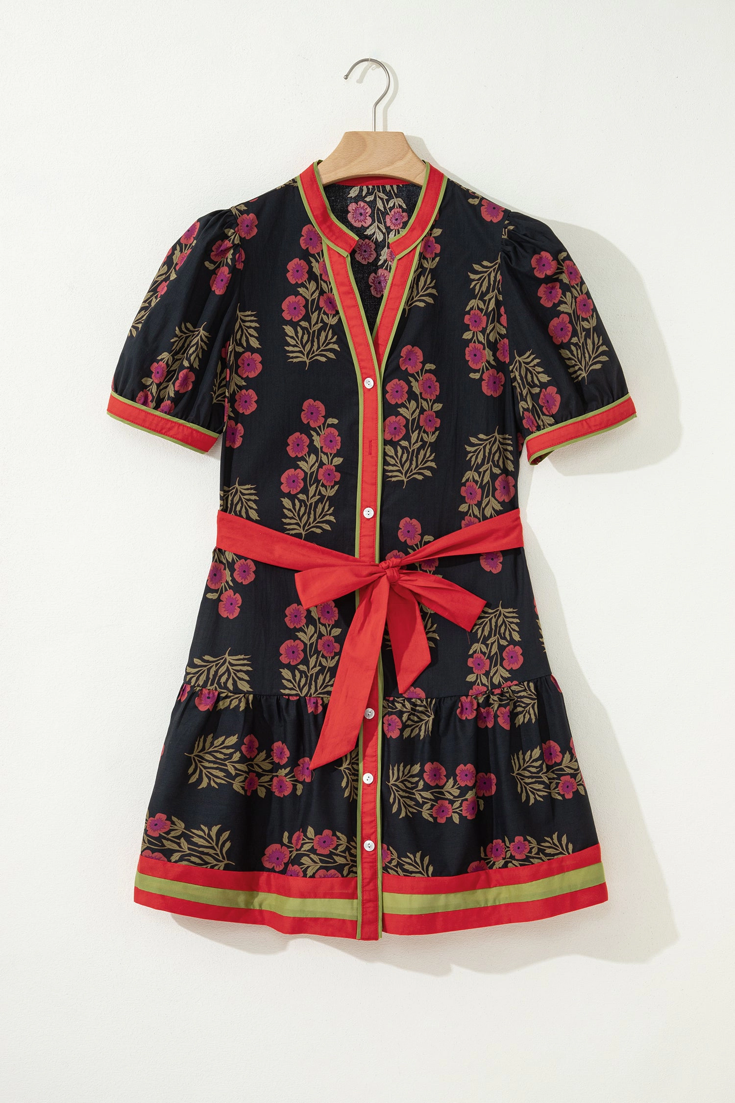 Threaded Pear Azalea Sleeve Mini Dress