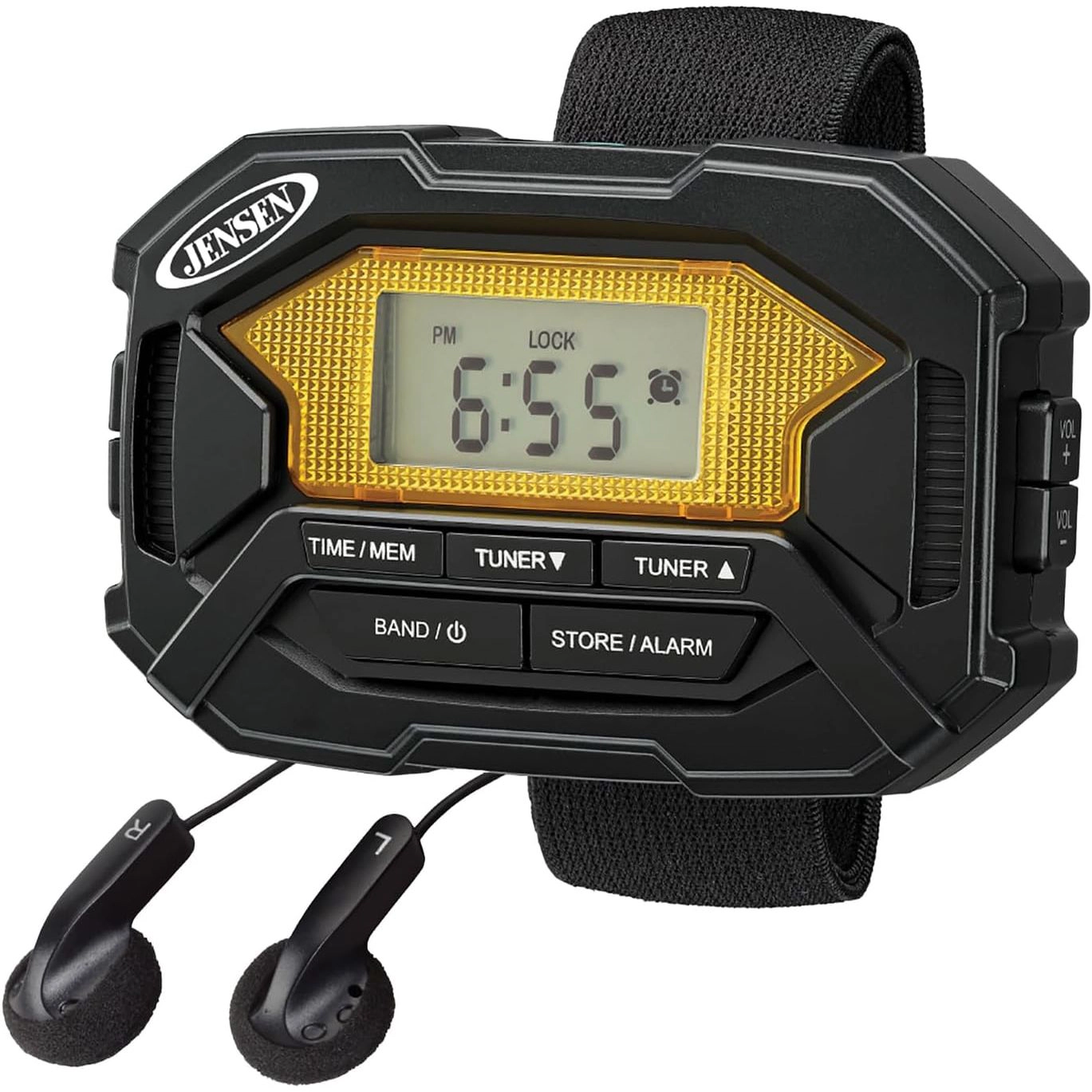 Jensen Portable Digital AM/FM Stereo Receiver with Armband SAB-60