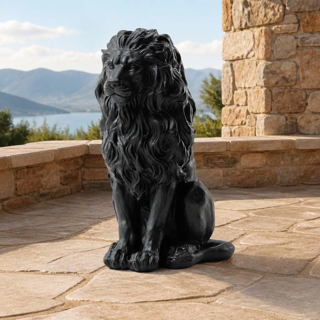 WOW PIONEER Decorative Resin Standing Statue Sculpture Art Figurine for Home Office Garden Accent Decoration
