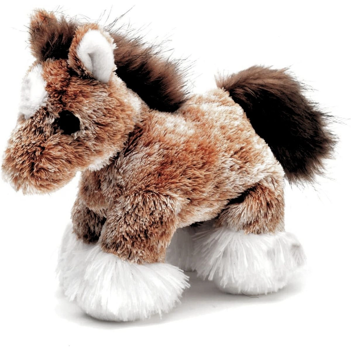 Aurora Mini Flopsie Clyde Clydesdale Horse 8-Inch Stuffed Animal Plush