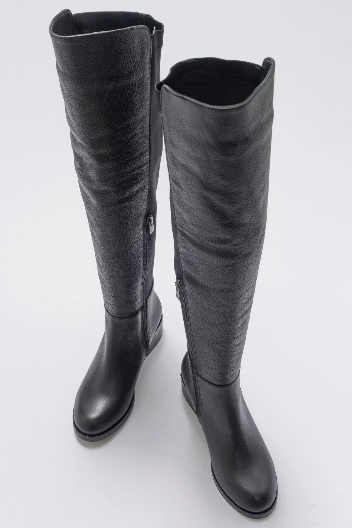 Forever & Always Womens Cassie Leather Knee High Boot