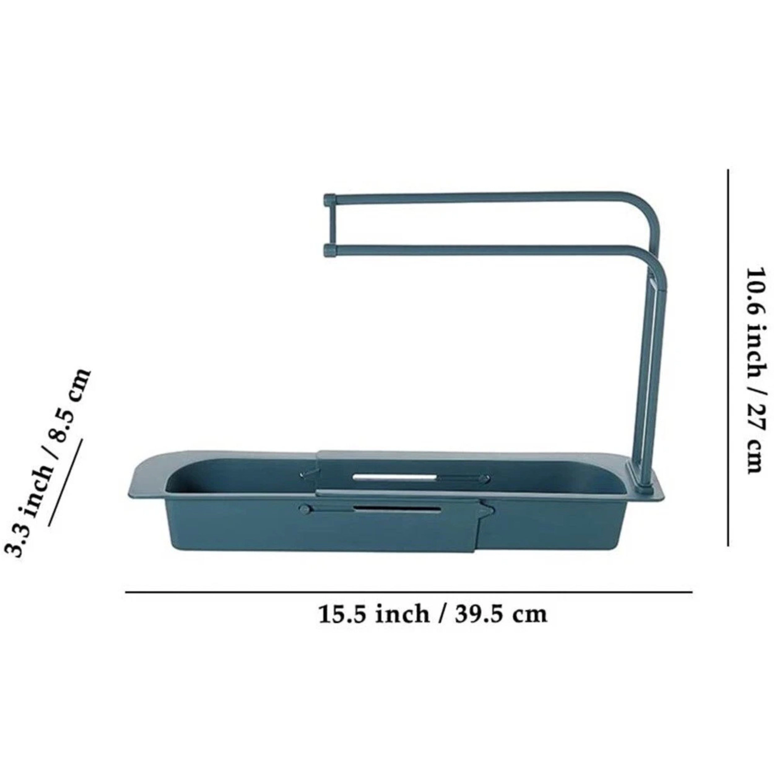 Home Collection Expandable Sink Rack Sponge Holder