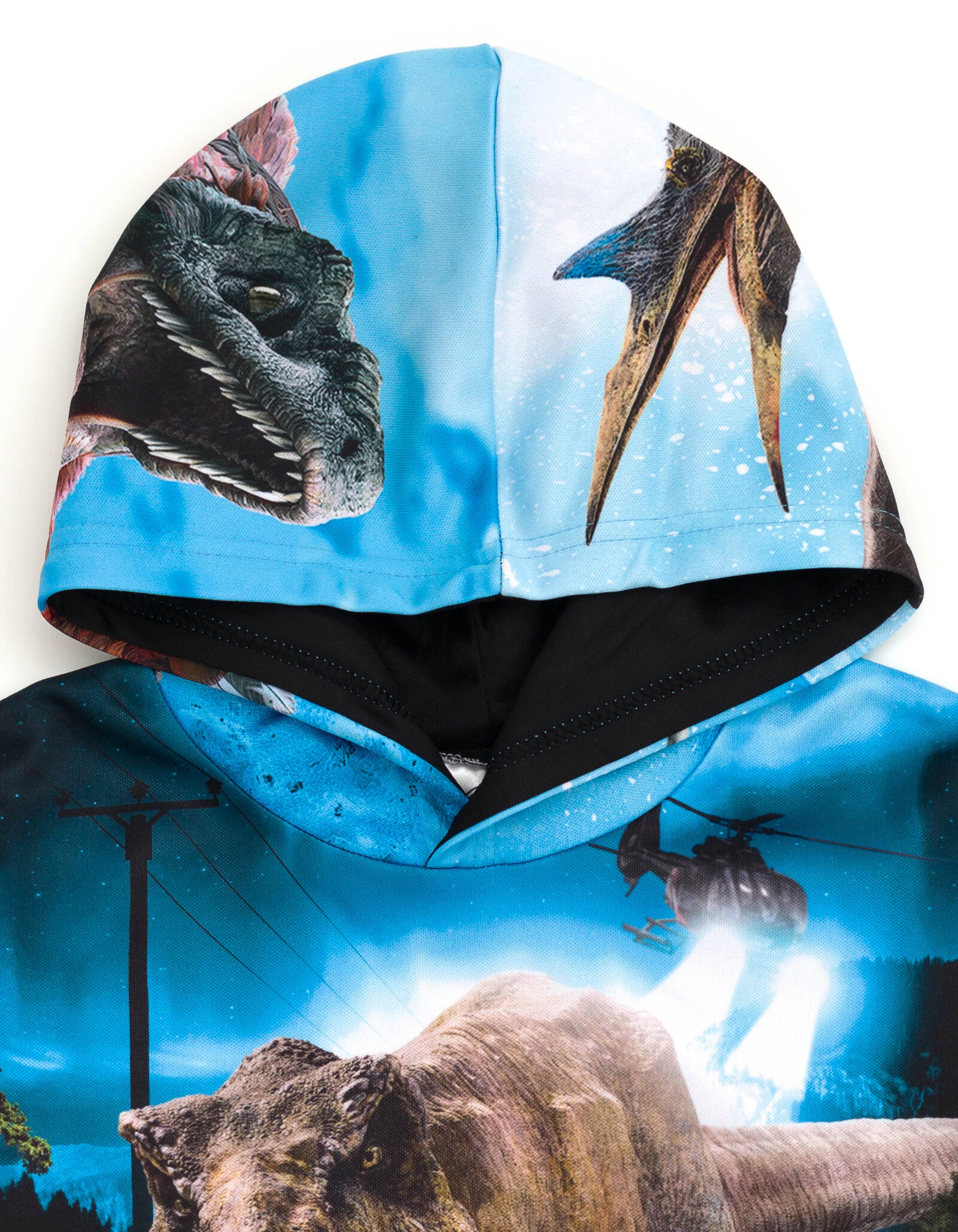 Jurassic World Park T-Rex Boys' Fleece Hooded Sweatshirt
