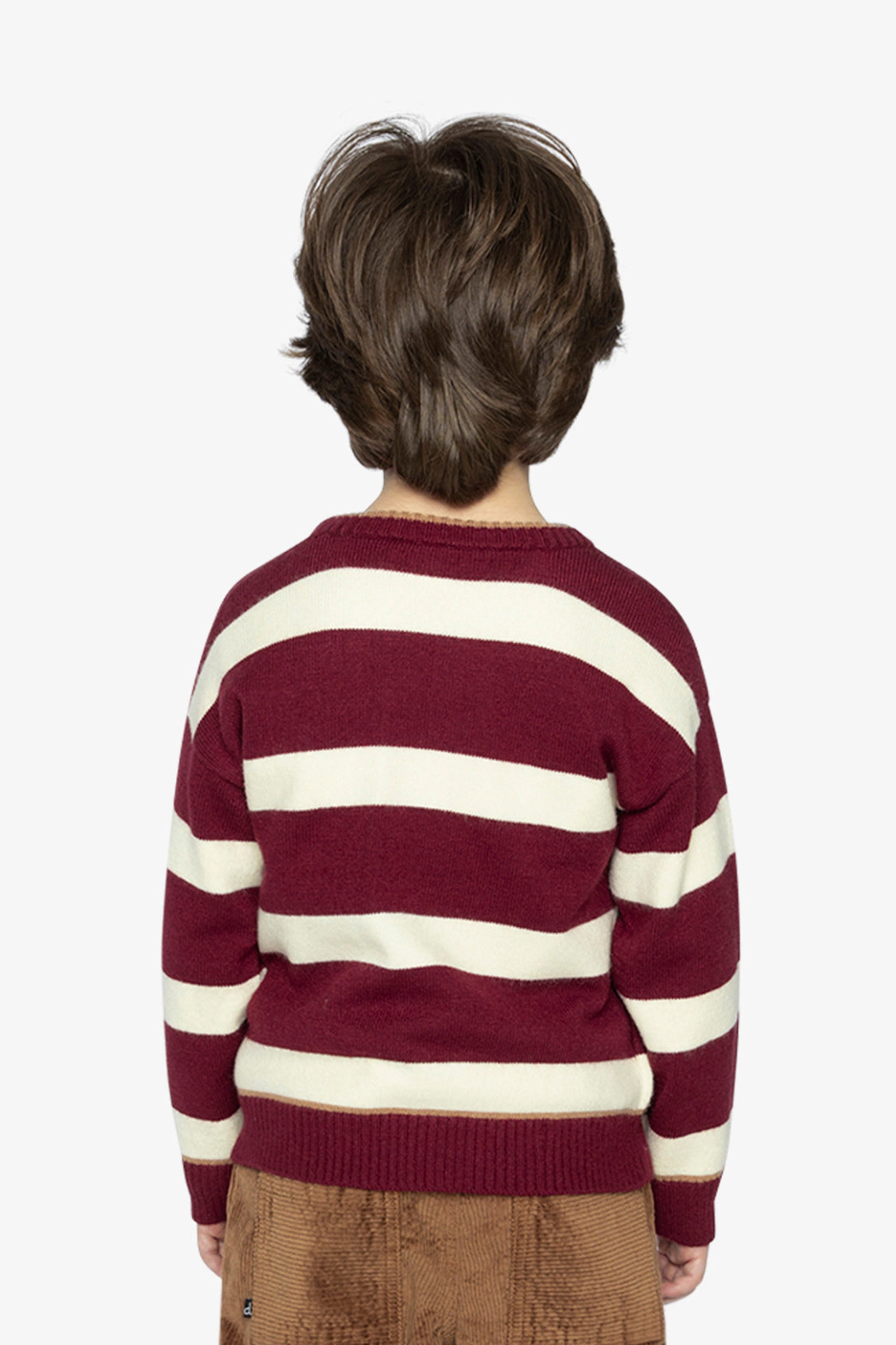 Deux par Boys Striped Knit Sweater