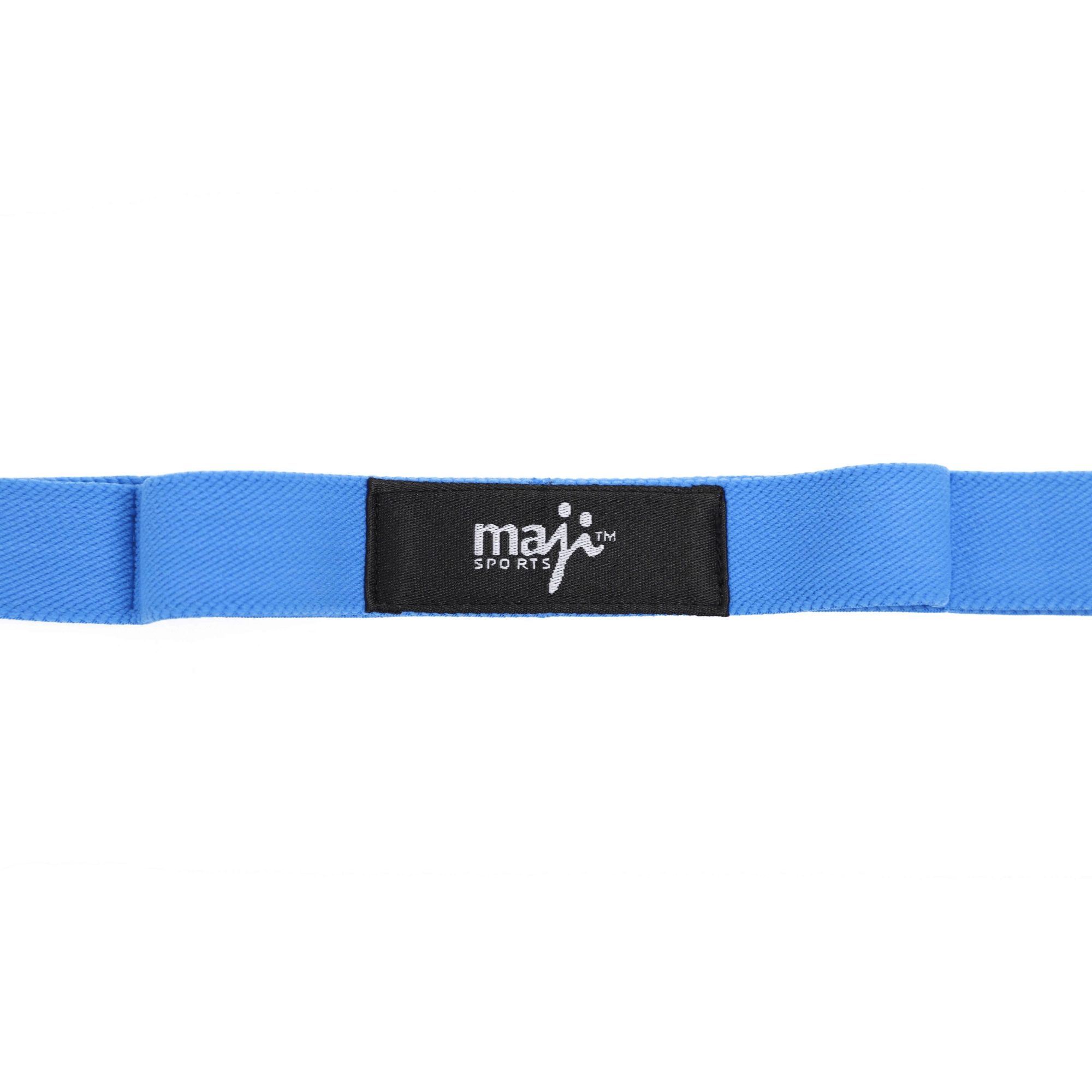 Maji Sports Unisex Elastic Yoga Straps With 10 Loops