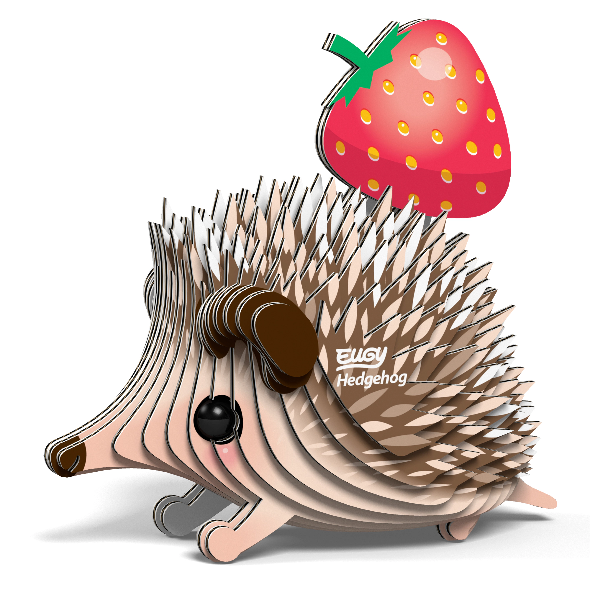 EUGY Hedgehog 3D Puzzle - contains 24 puzzle pieces