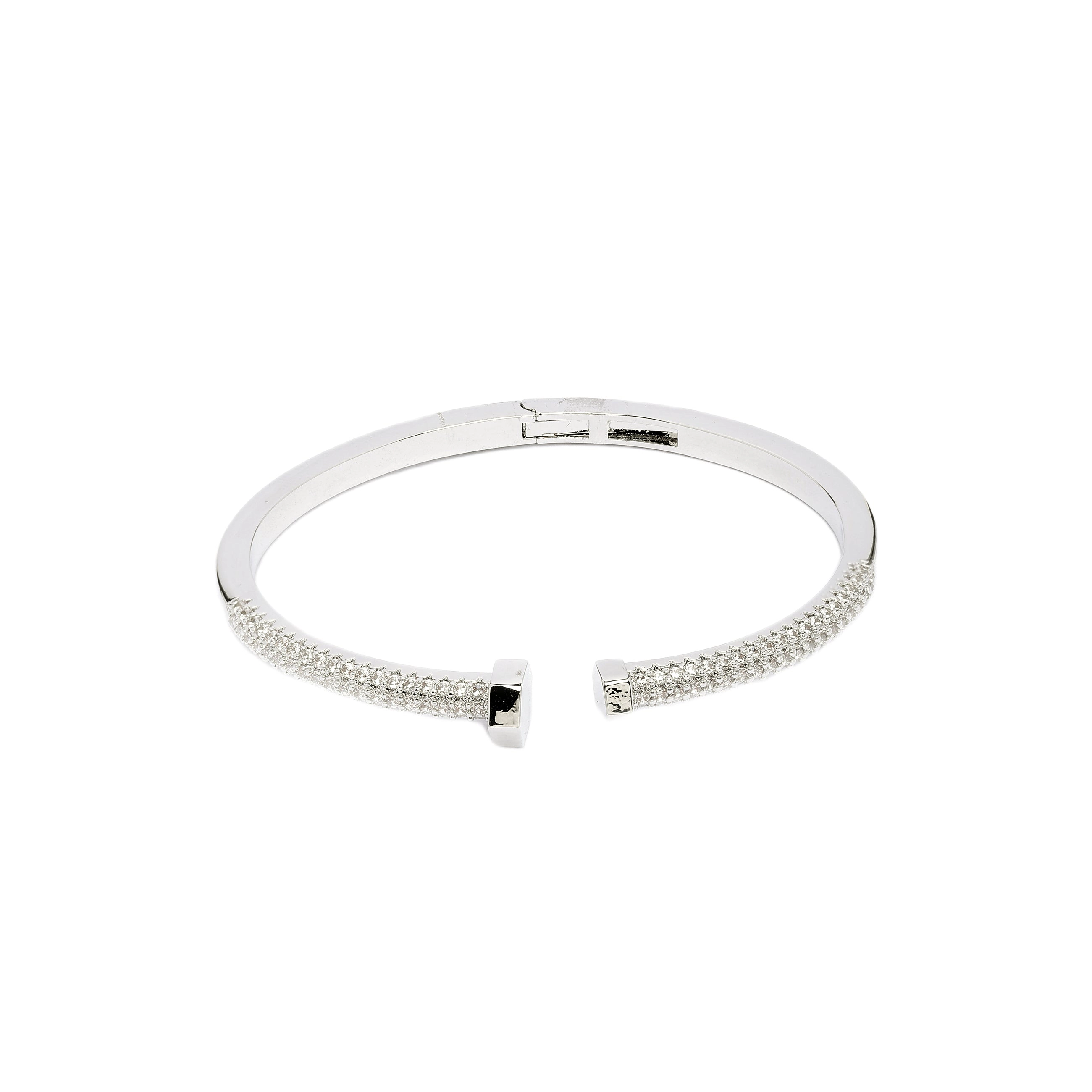 AGP PARIS Womens Dazzling Cuff Bracelet