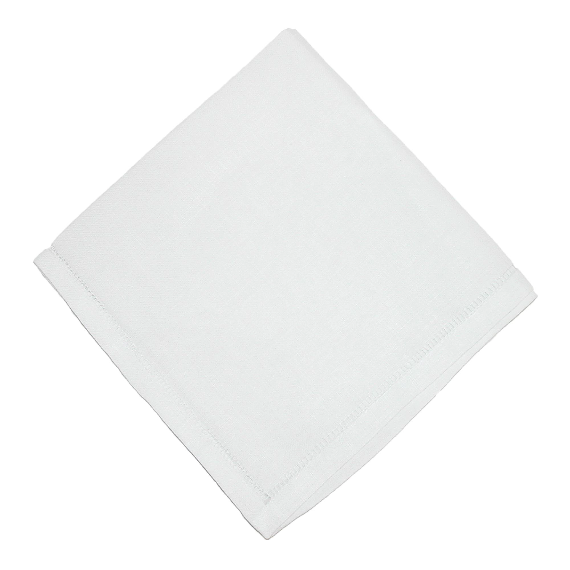 CTM Linen Hemstitched Wedding or Christening Handkerchief