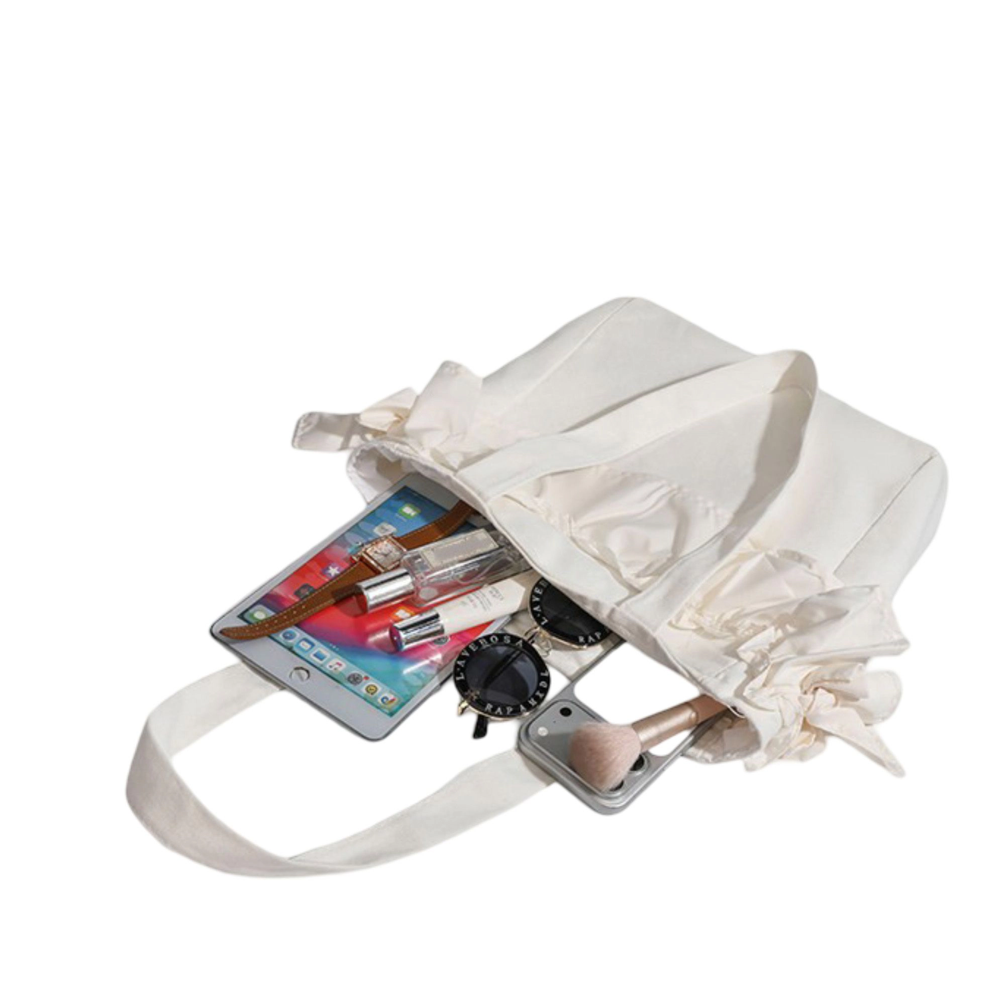 Alilang Women's Ruffle Tote Bag for Women, Large Capacity Shoulder Bag for Work, Travel & Everyday Use