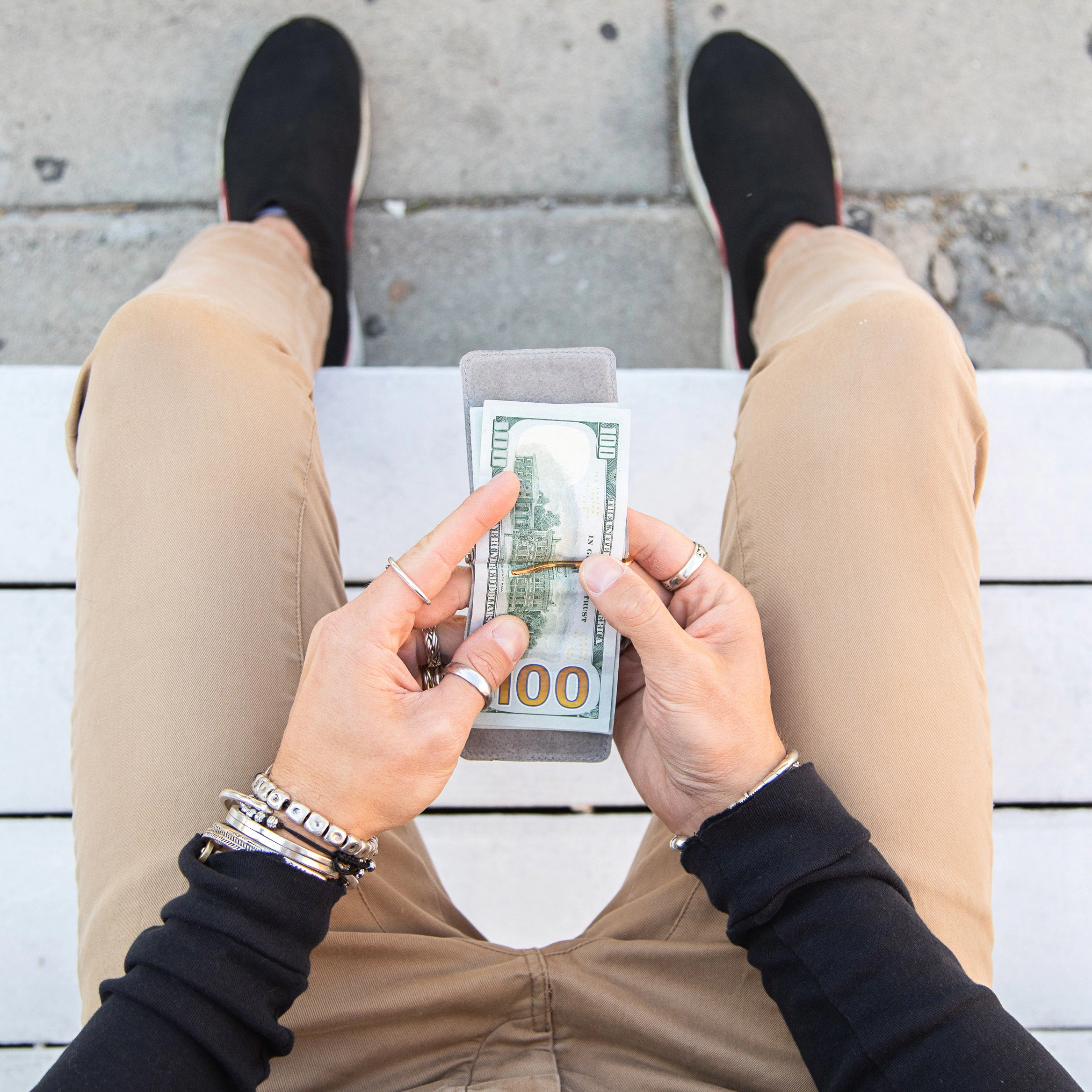 Casupo Leather Money Clip Wallet