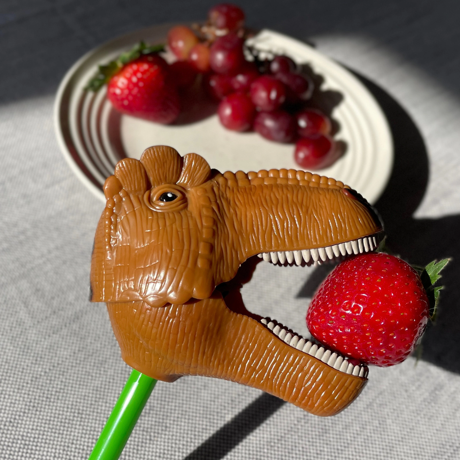 Safari Ltd. - Brown T-Rex Snapper - Hand-Operated 18" Grabber Toy for Kids