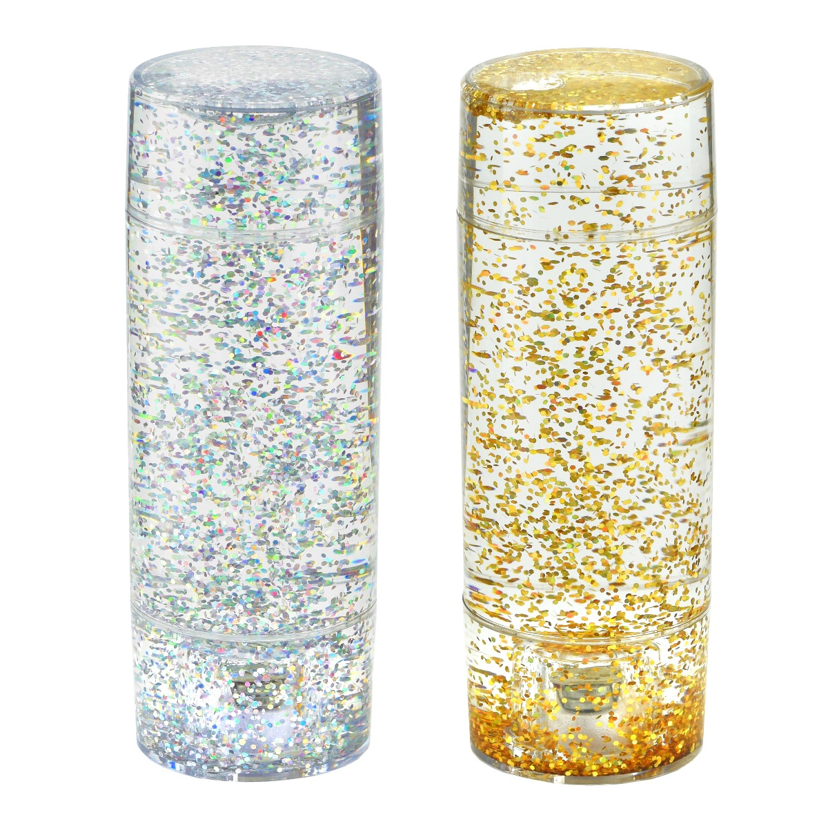 Playlearn Unisex Gold and Silver Liquid Glitter Jar