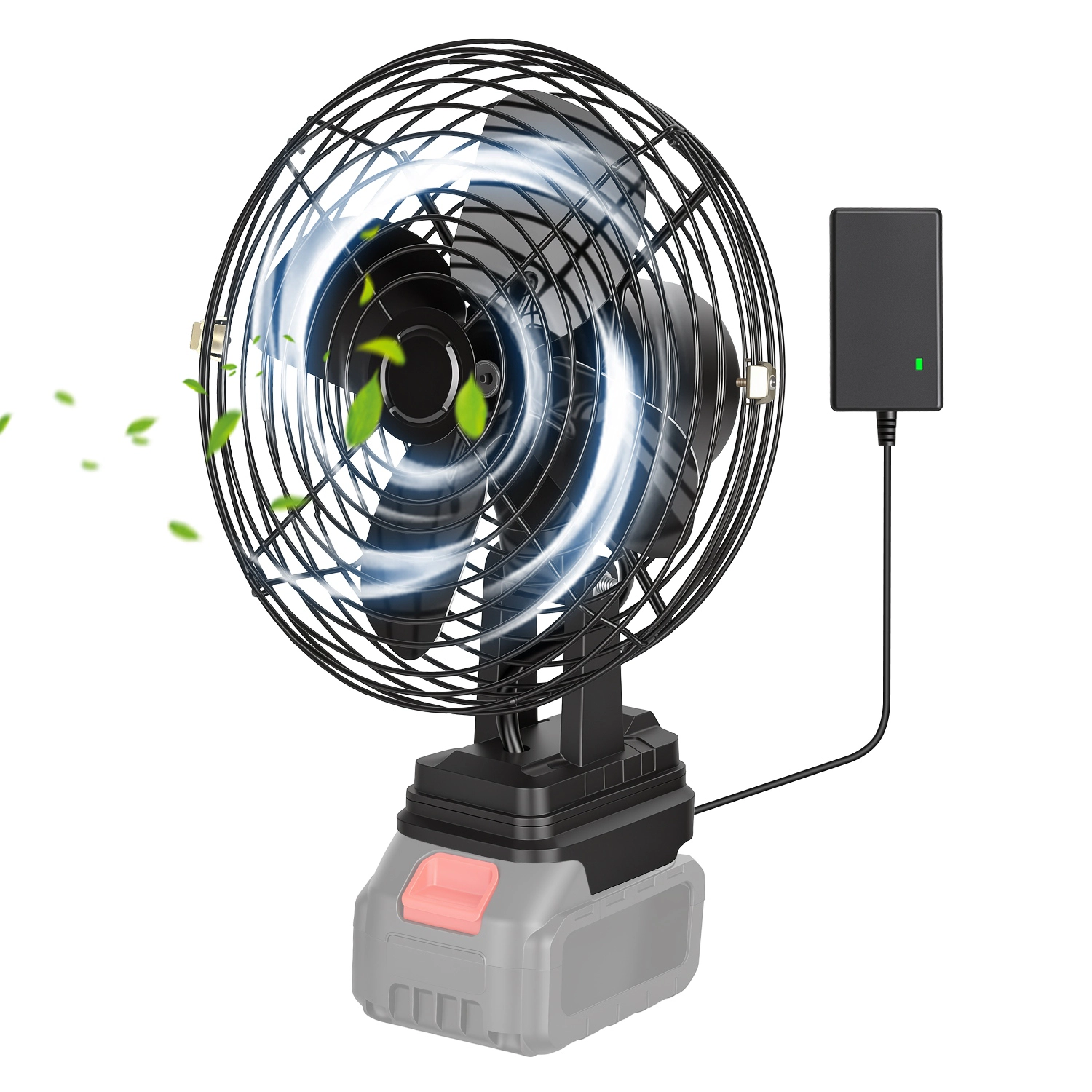 IMounTEK Unisex 2-Speed Cordless Portable Jobsite Fan