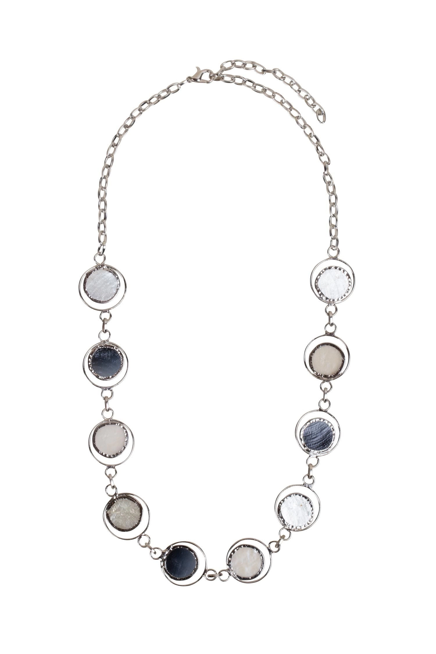Ten Thousand Villages Moon Phase Necklace