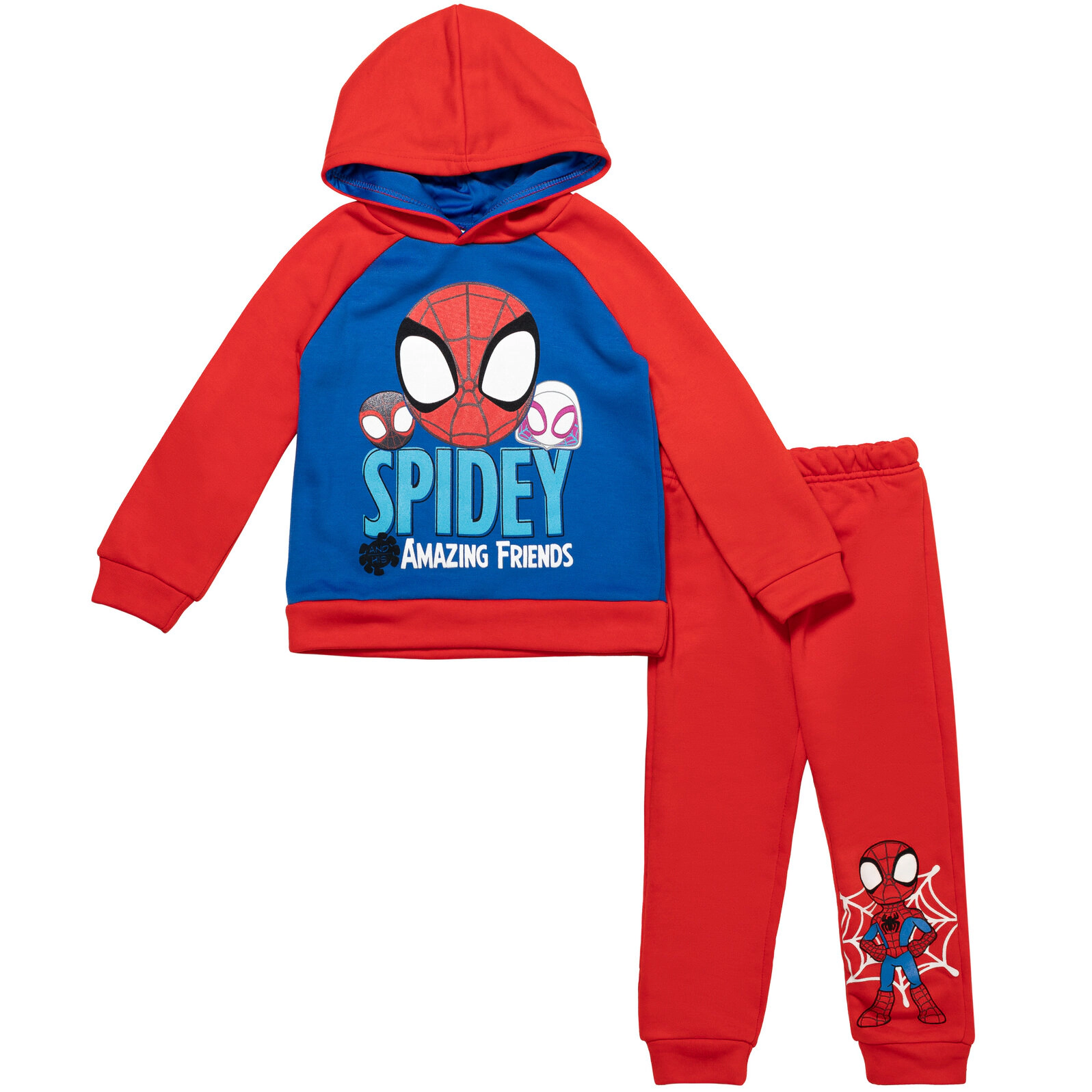 Marvel Spidey and His Amazing Friends Boys' 2-Piece Fleece Hoodie Pants Set