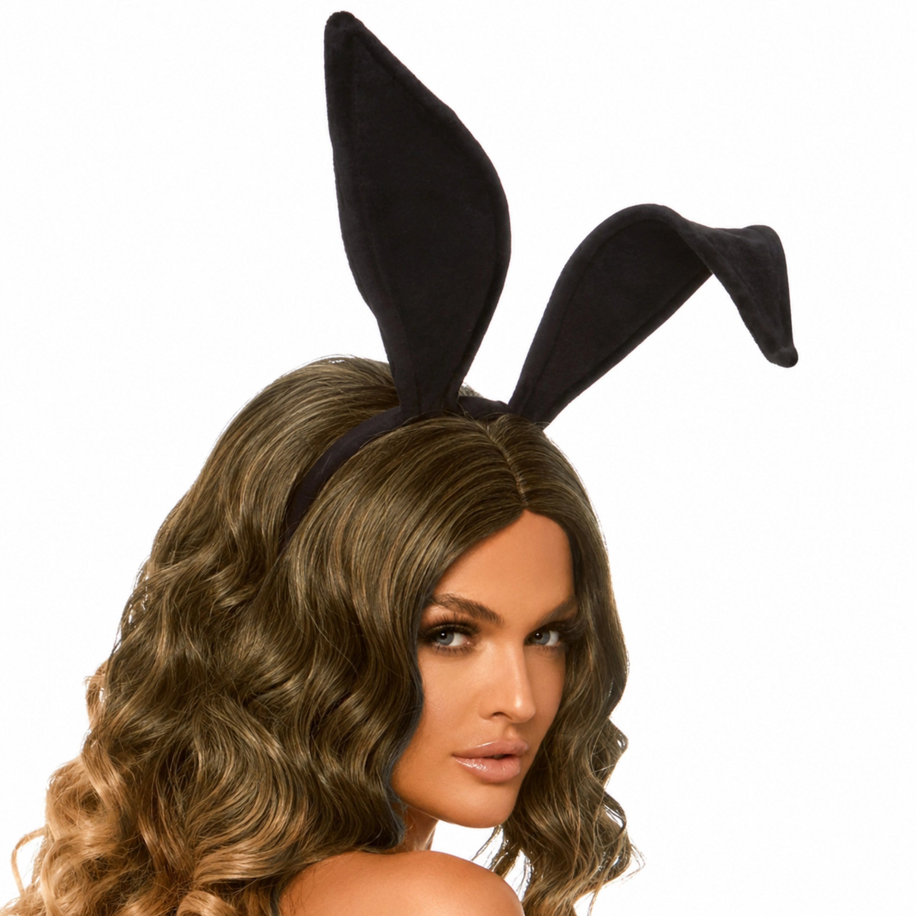 Leg Avenue Women's Bendable Velvet Bunny Ears