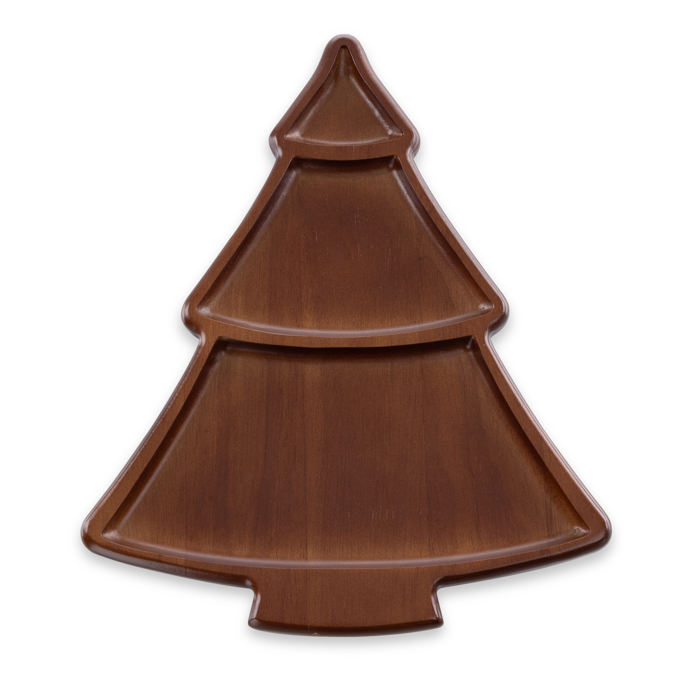 TOSCANA Christmas Tree Sectioned Serving Tray