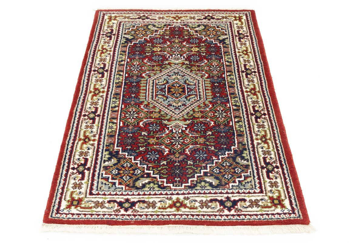 Magic Rugs Red Floral Tribal 3'2X5'4 Indo-Bidjar Oriental Rug