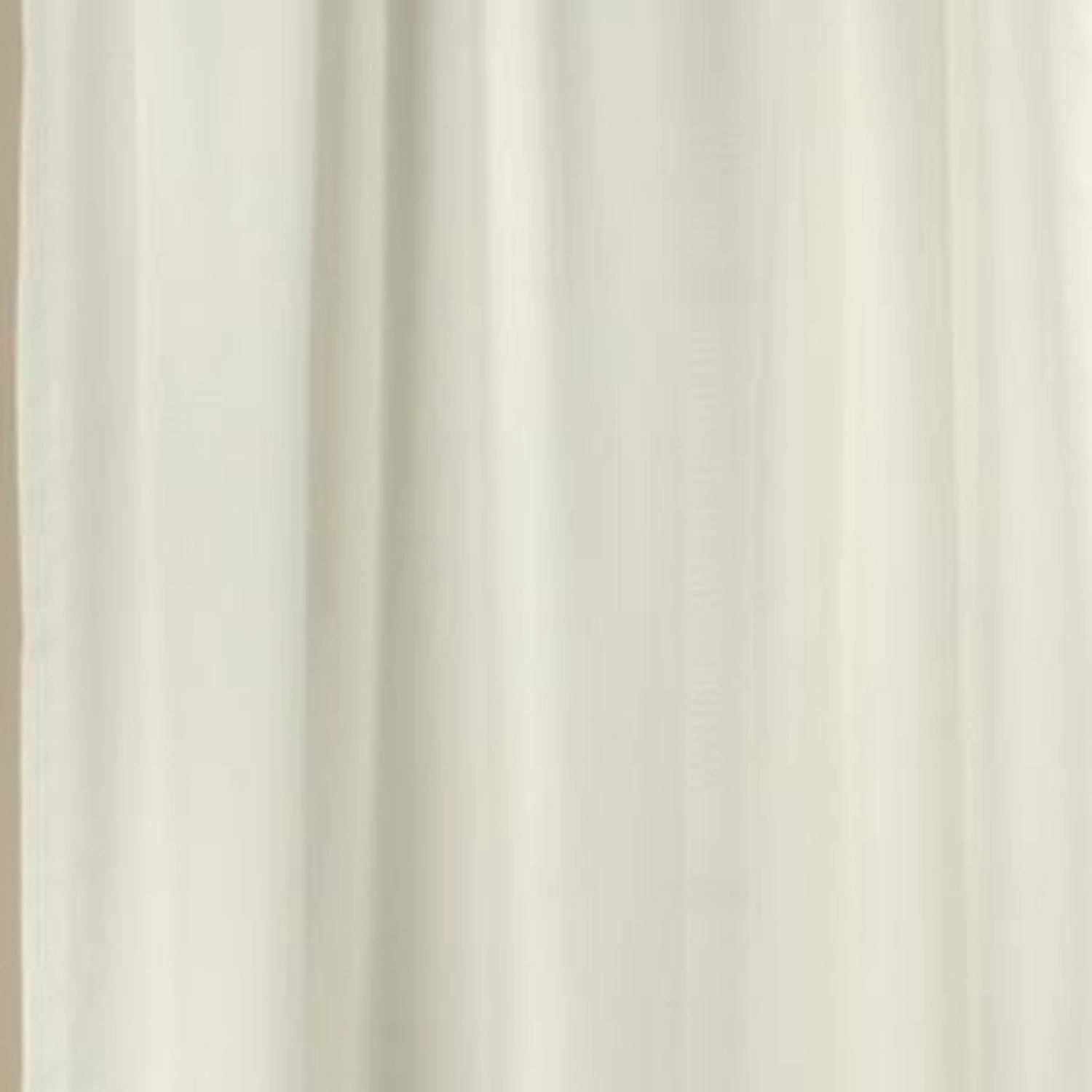 Commonwealth Thermavoile Rhapsody Lined Tailored Pole Top Curtain Panel - 54x95" - Ivory