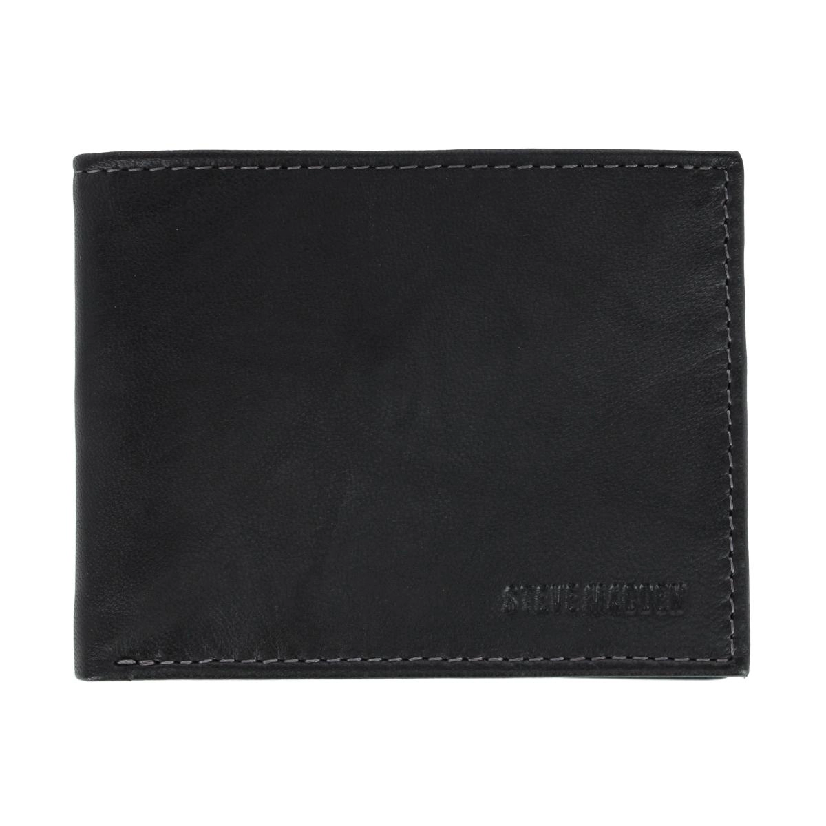 Steve Madden Men's Antiqued Leather Passcase Wallet