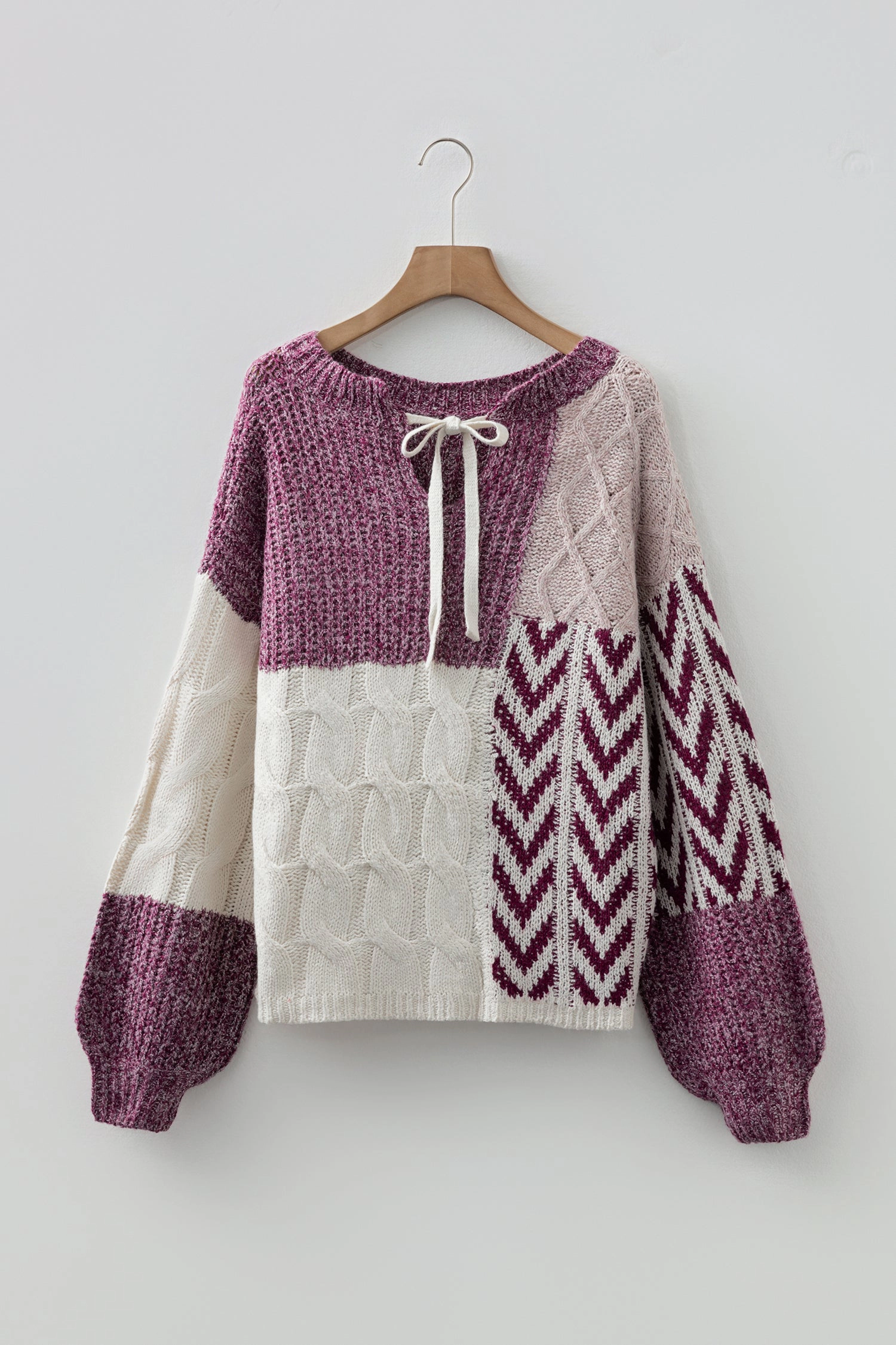 Threaded Pear Women's Elliott Back Loose Fit Sweater