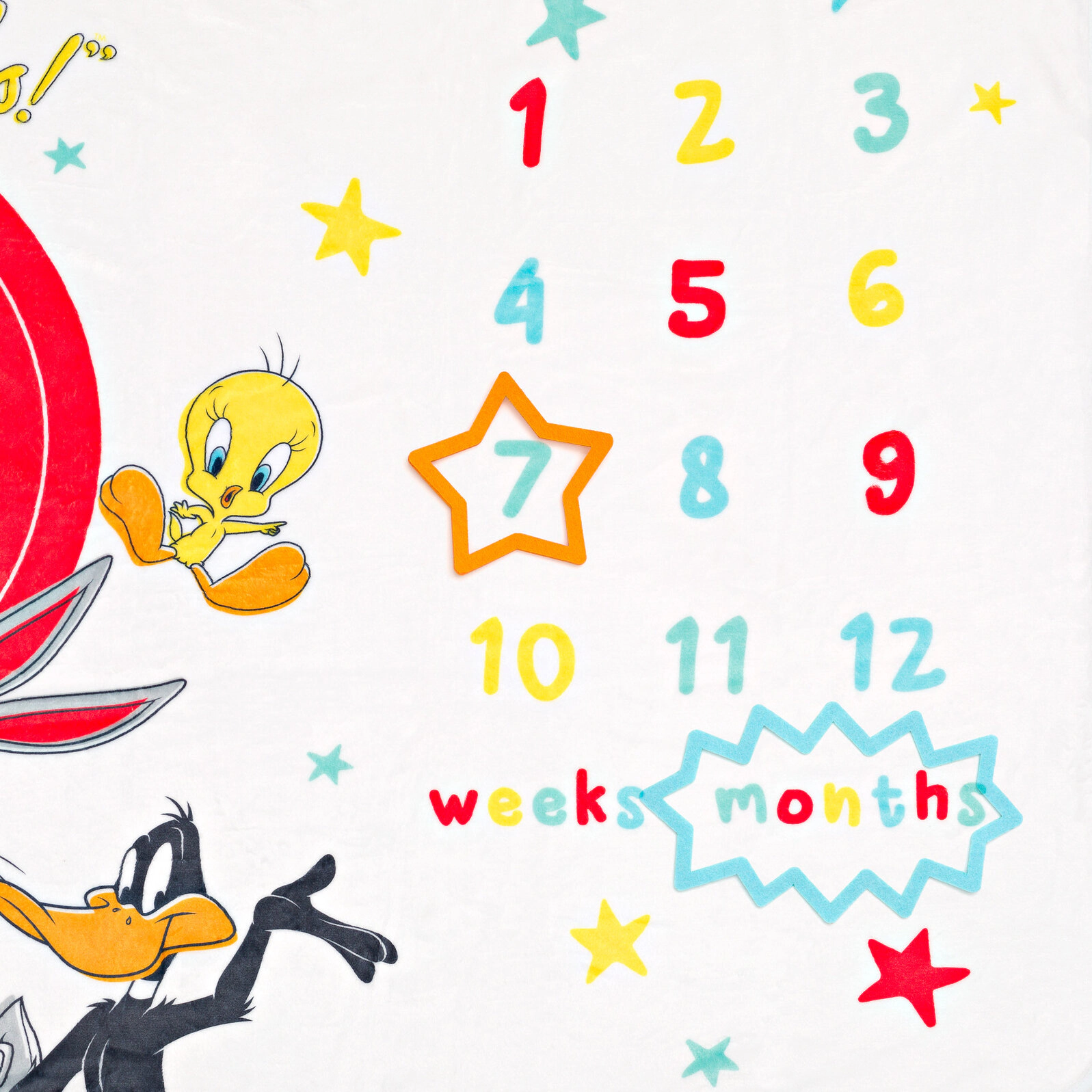 Looney Tunes Baby Boy or Girl Baby Shower Bodysuit and Blanket Set
