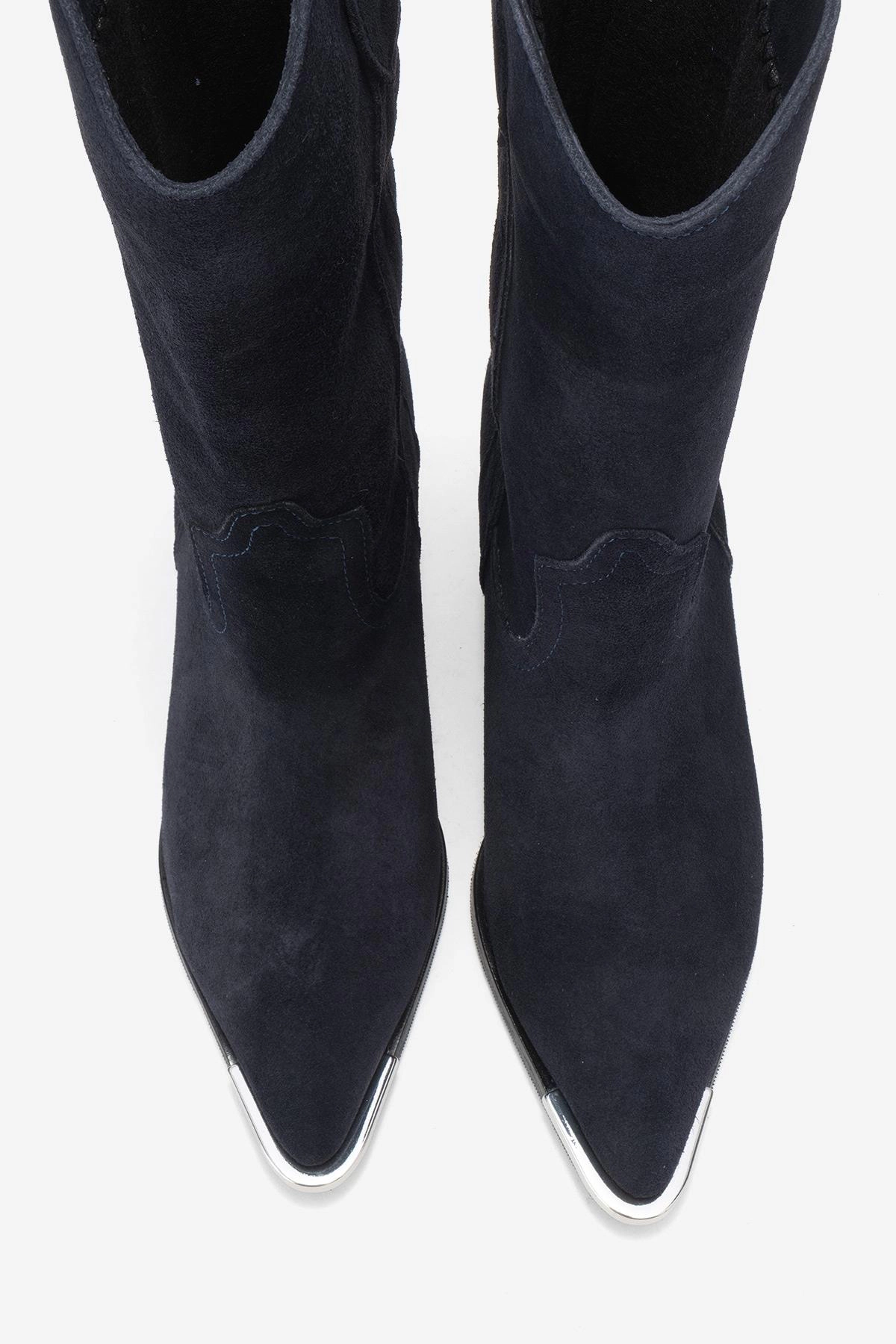 Forever & Always Womens Alvi Leather Western Boots