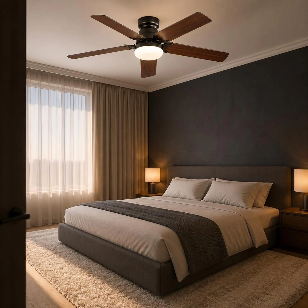 ELEMENT ACE Modern Low Profile Quiet Ceiling Fan