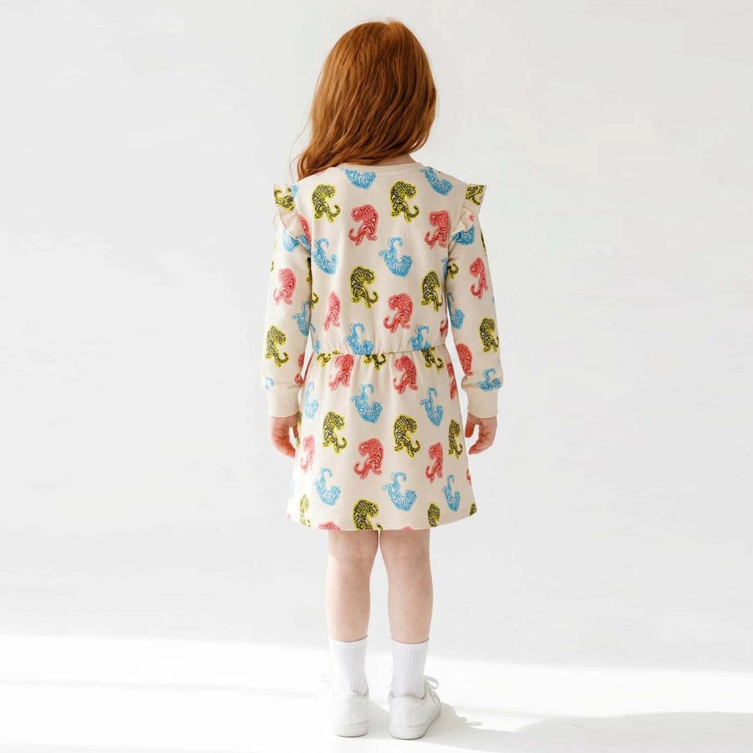 Rockets of Awesome Tiger Ruffle Dress for Girls