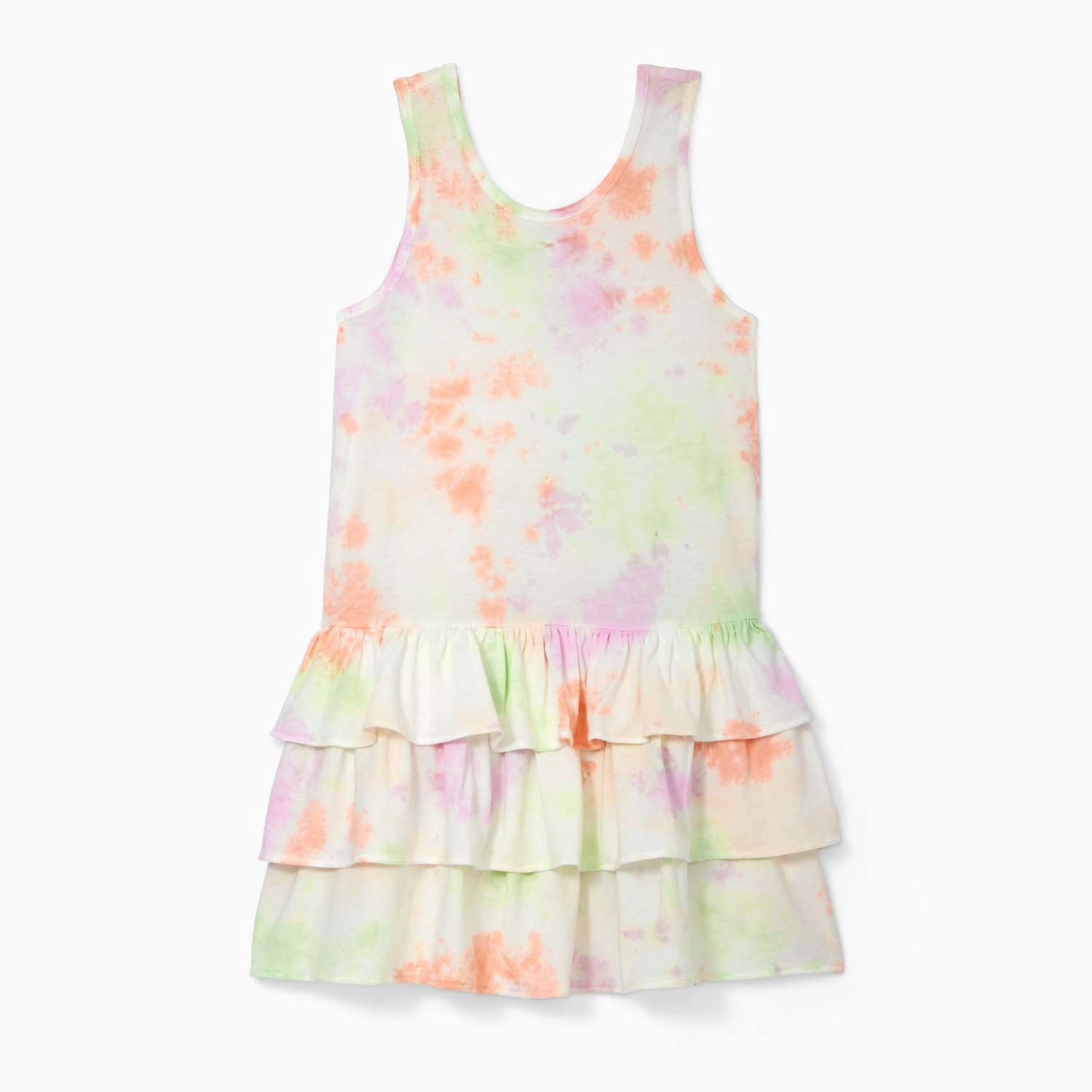 Rockets of Awesome Tie-Dye Ruffle Dress for Girls