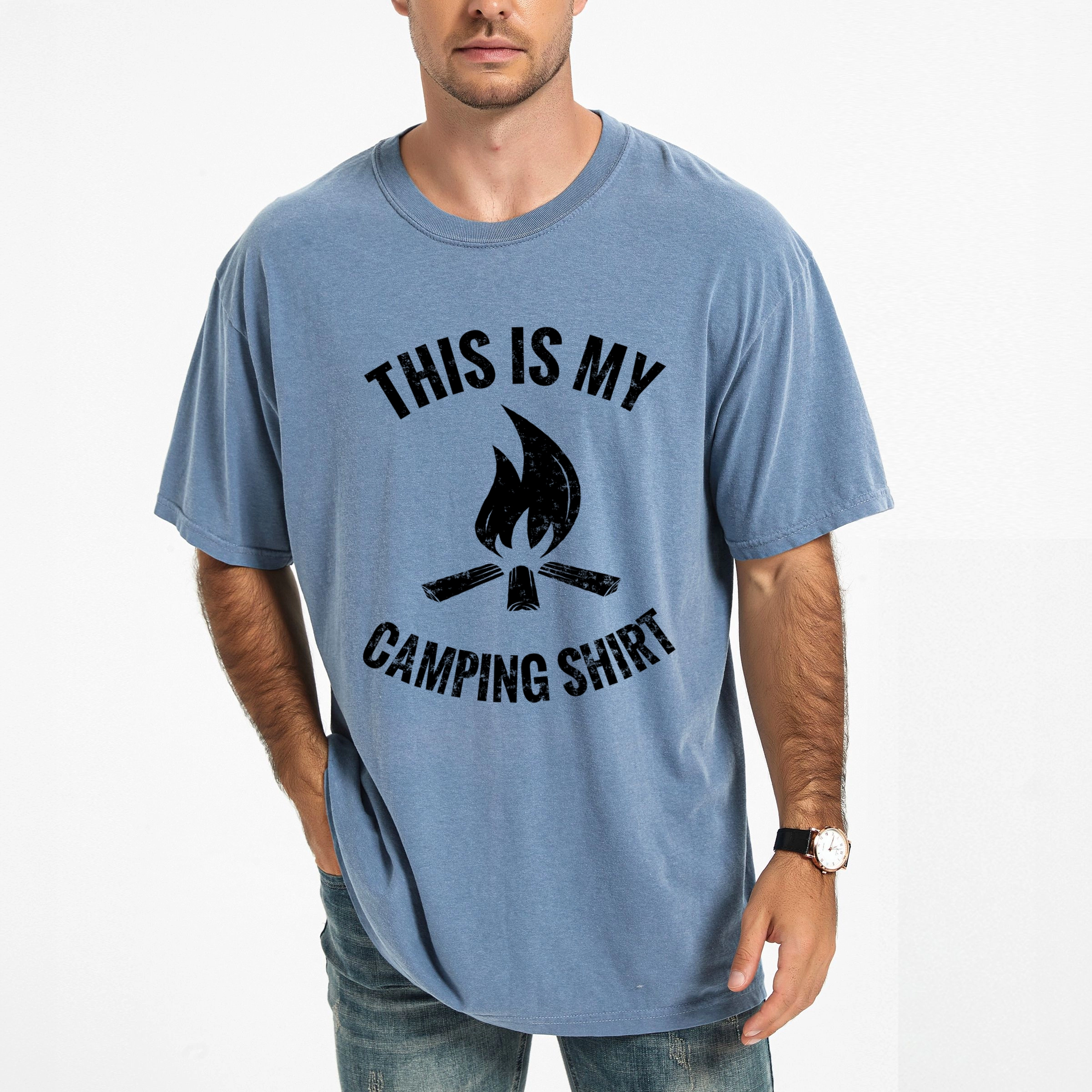 Simply Sage Market - This Is My Camping Shirt Men's Garment Dyed Graphic T-Shirt